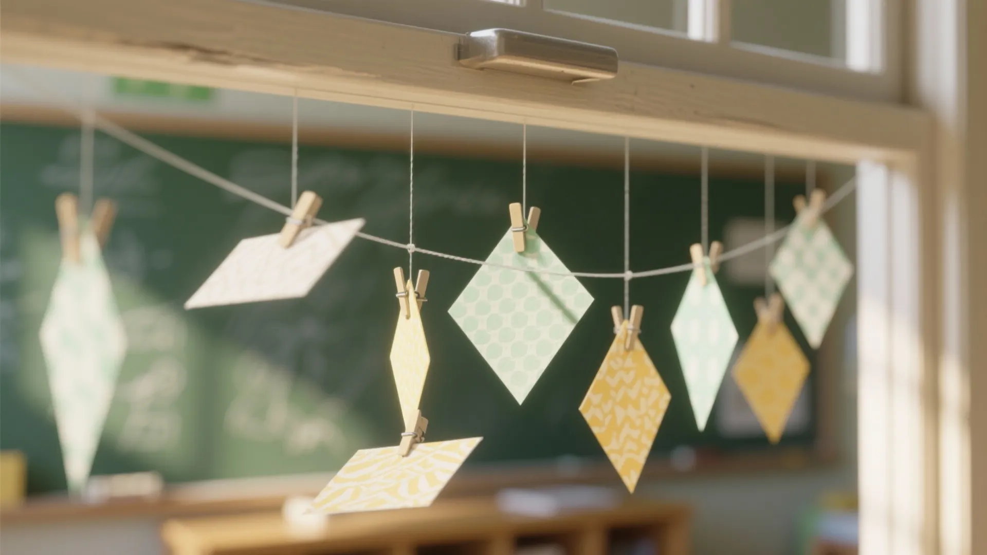4. Window Paper Mobiles