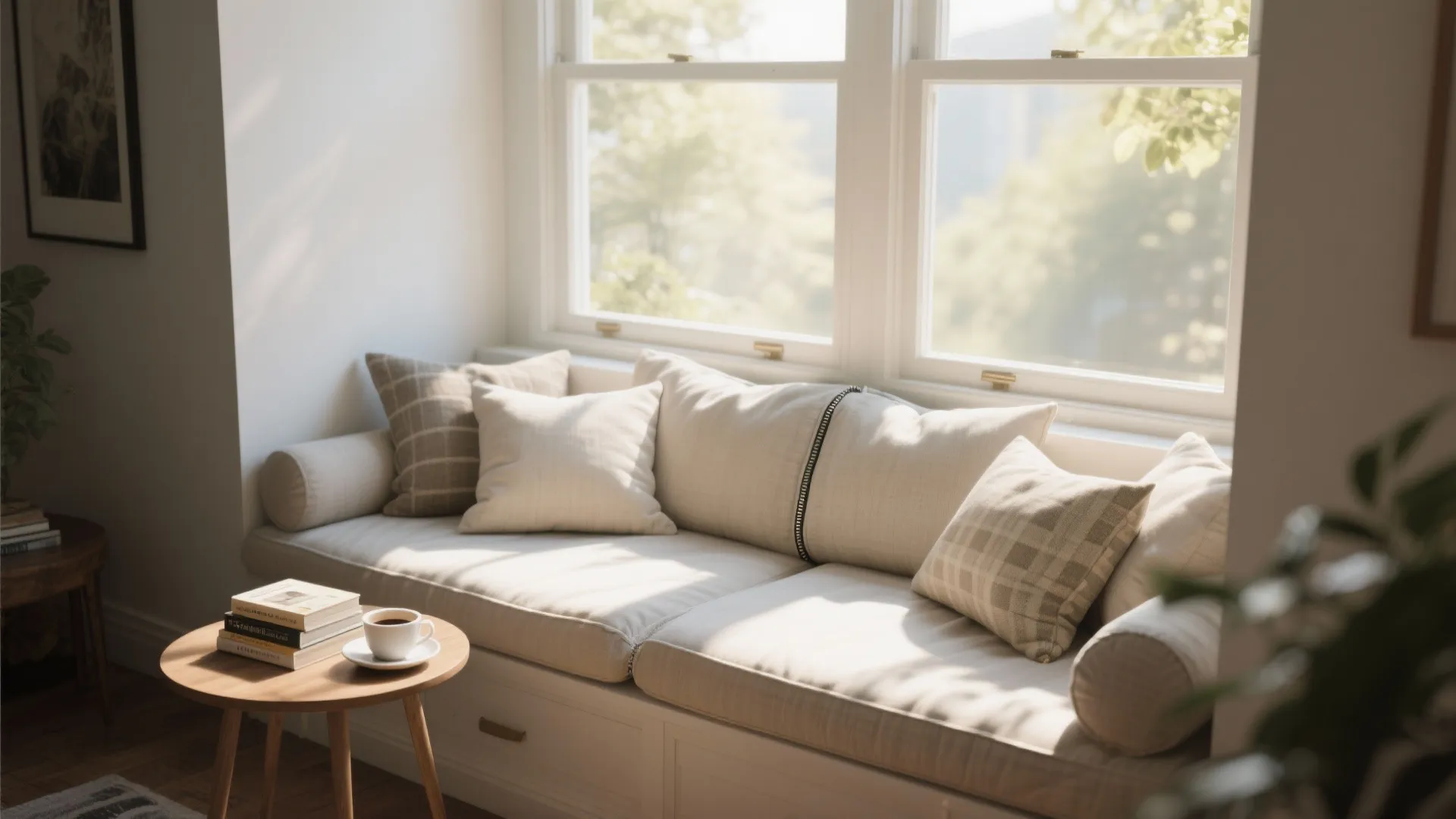 8. Window-seat Daybed with Cushions