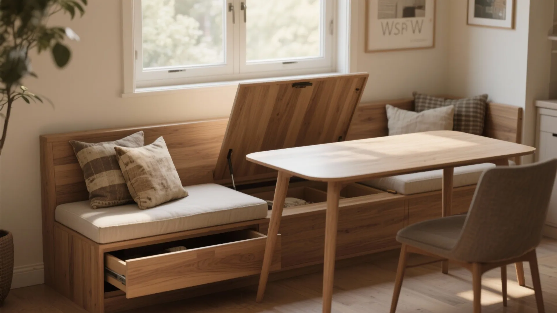 1. Build a Window Seat for Cozy Gatherings