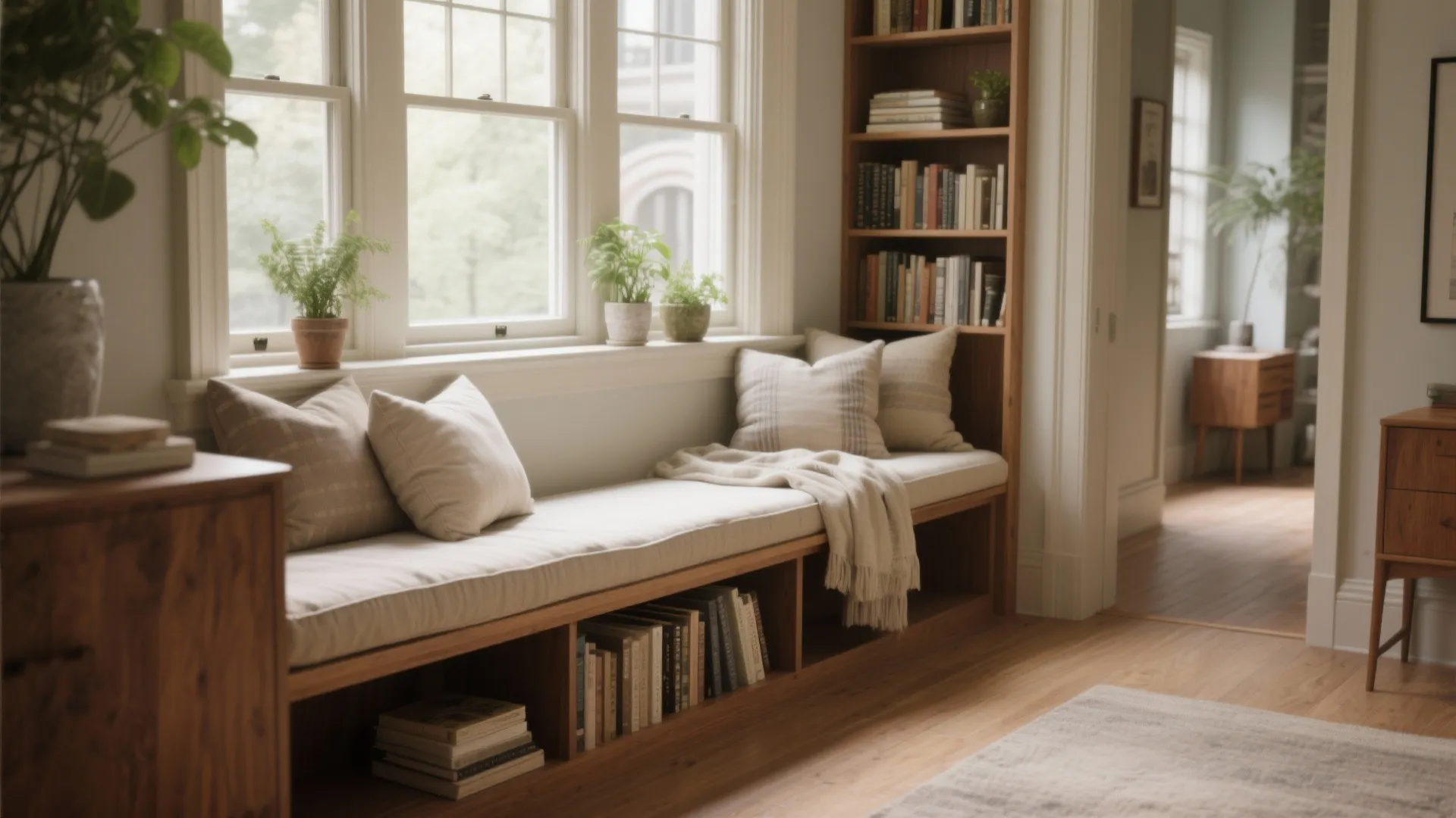 2. Window seats and built-in benches