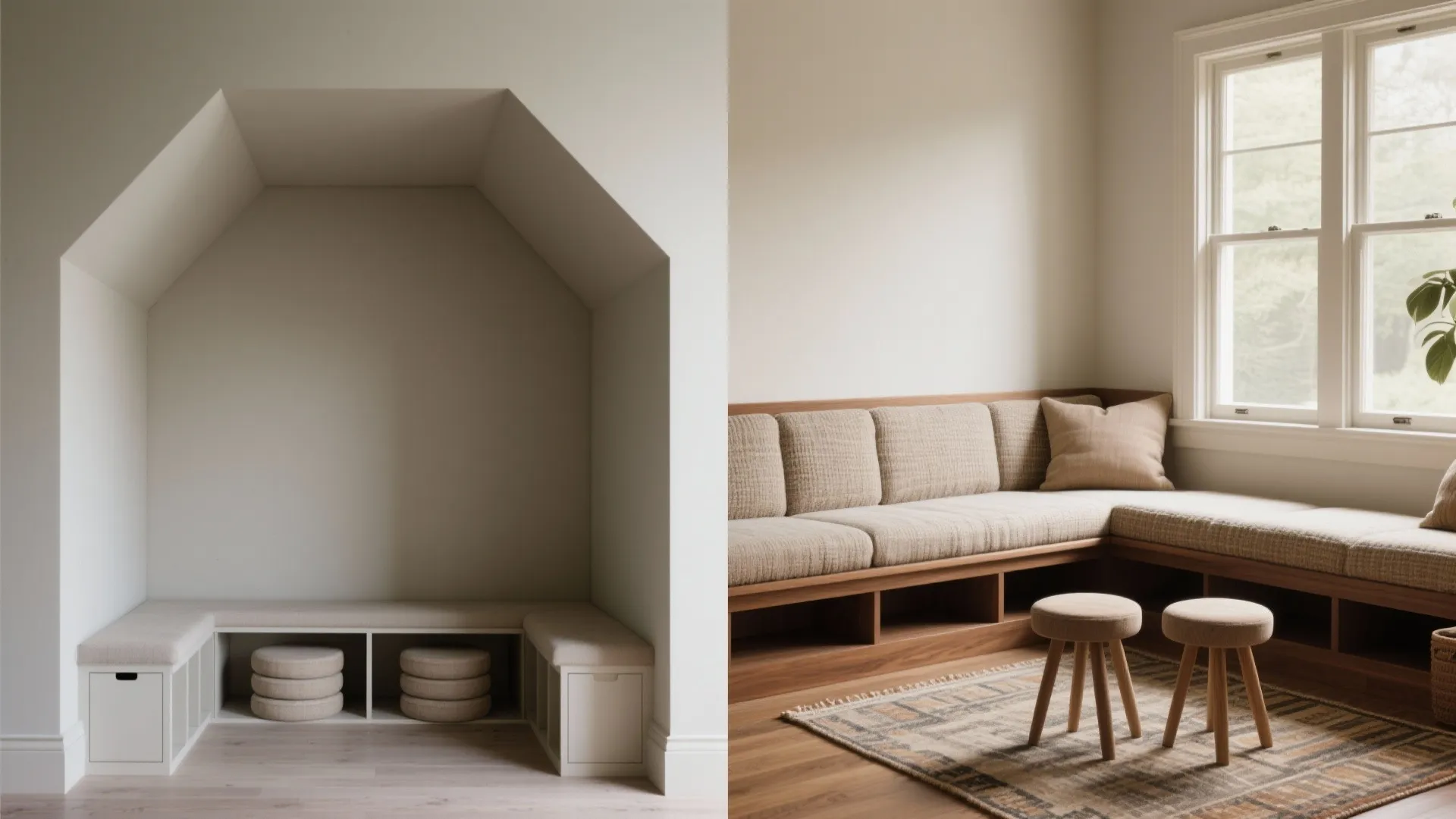 Tip 5: Nooks, window seats and stackable stools