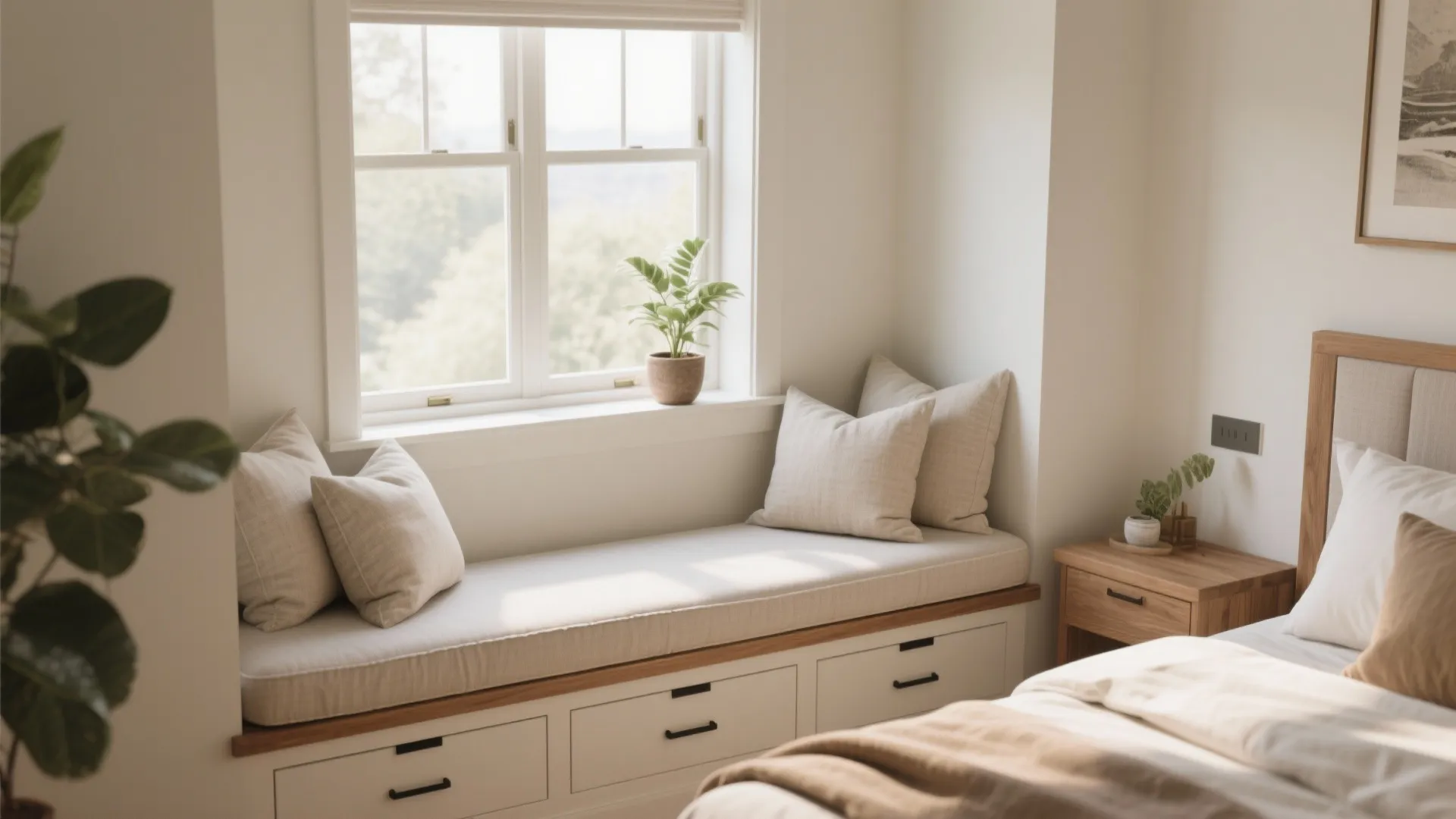 1. Window Seat Nook