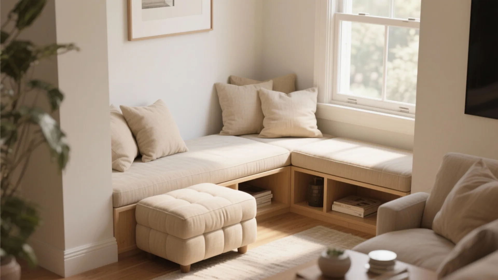 5. Window Seat Ottoman