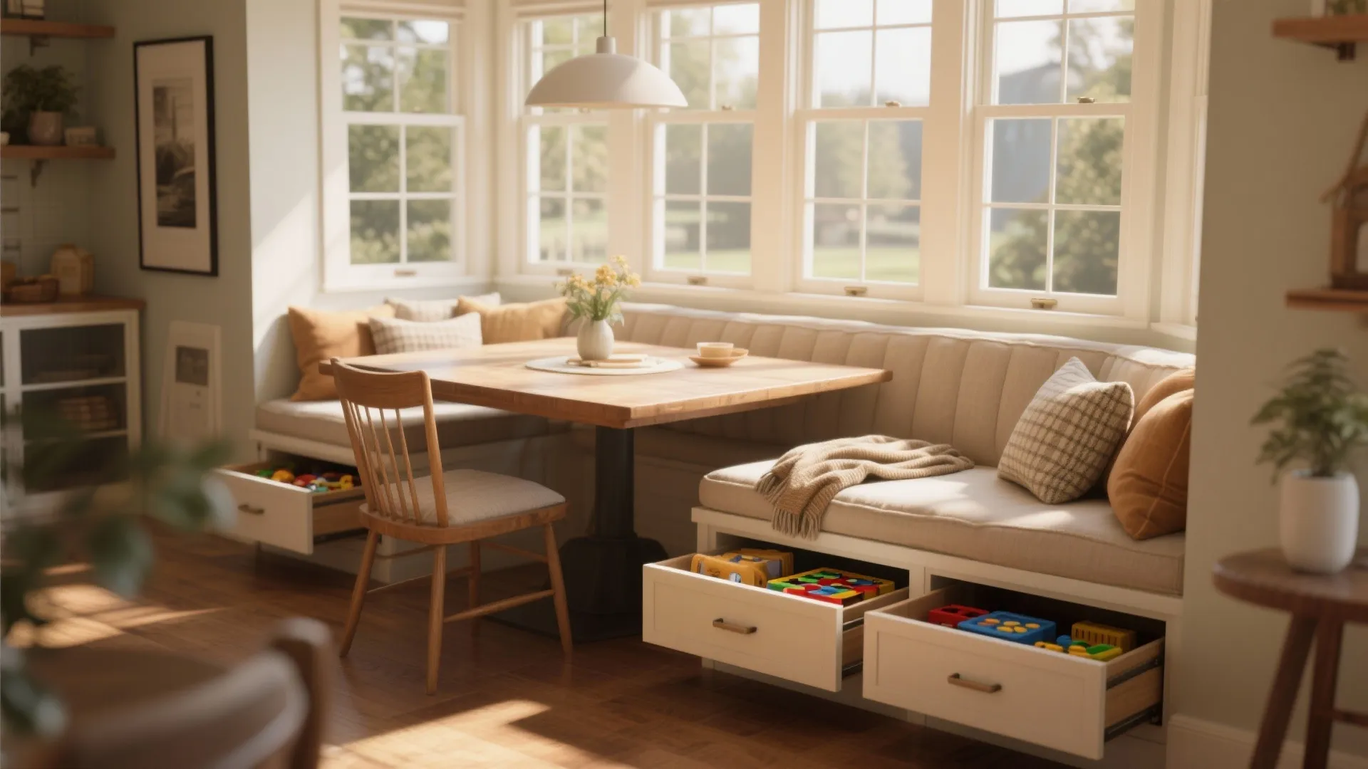 10. Window Seat Storage