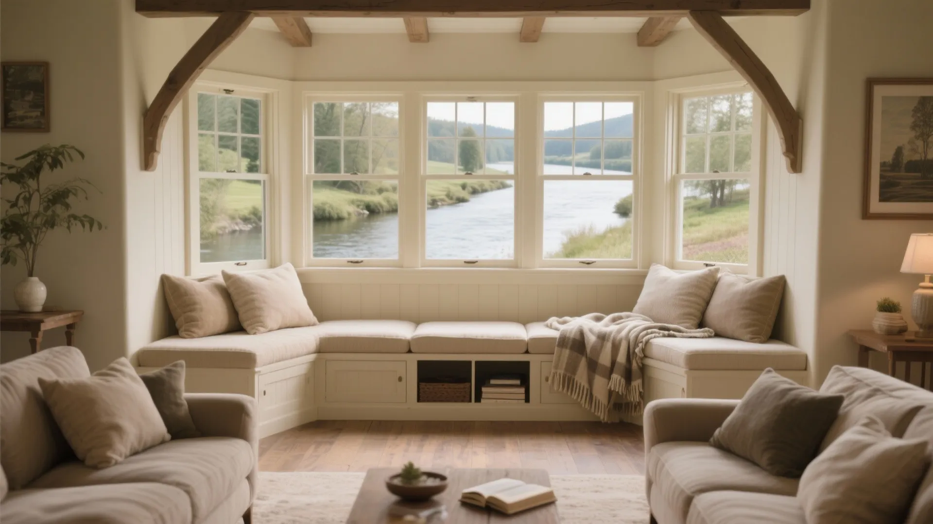 6. Built-in Window Seat with Storage