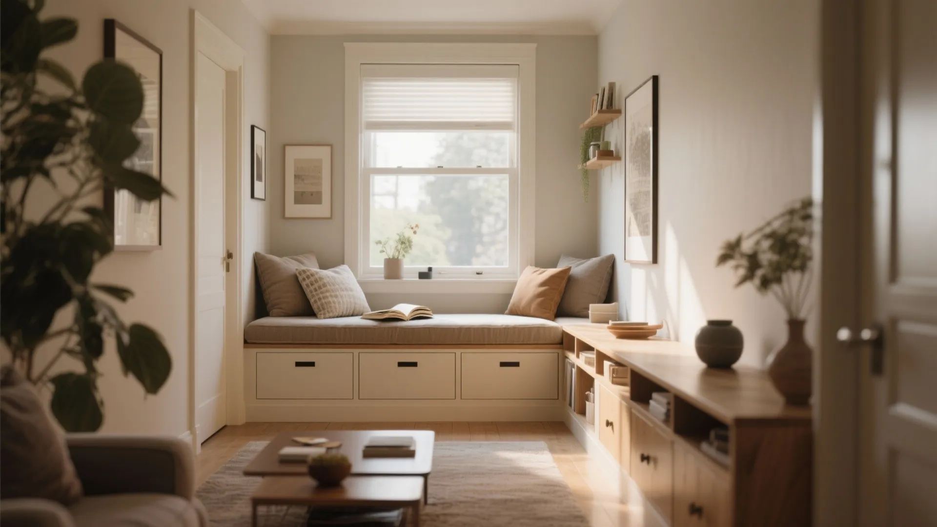 8. Window Seats as Storage