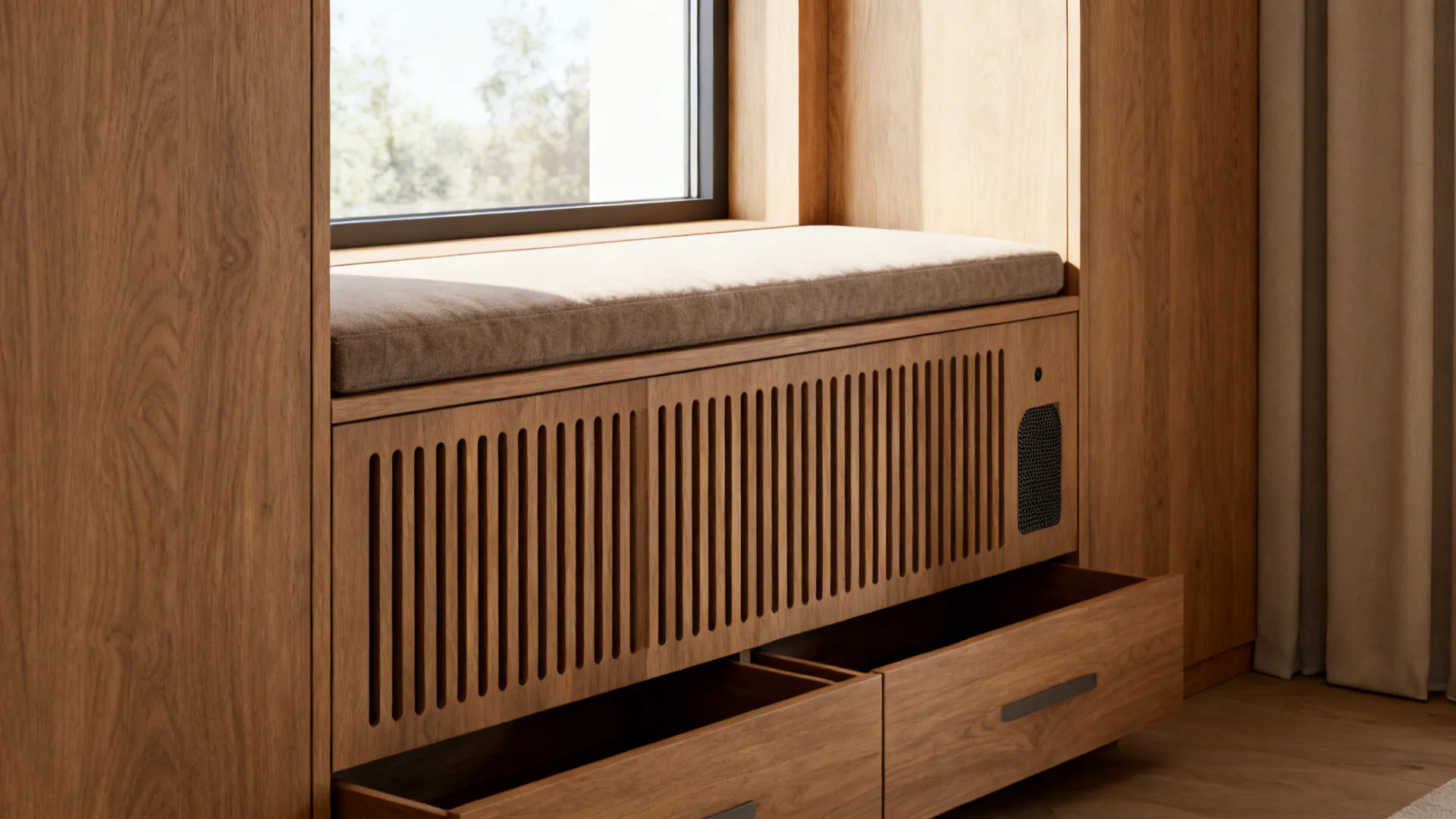1. Built-in bench or window seat