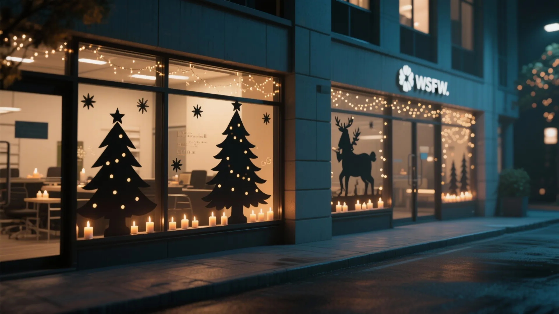 9. Window Silhouette Scenes