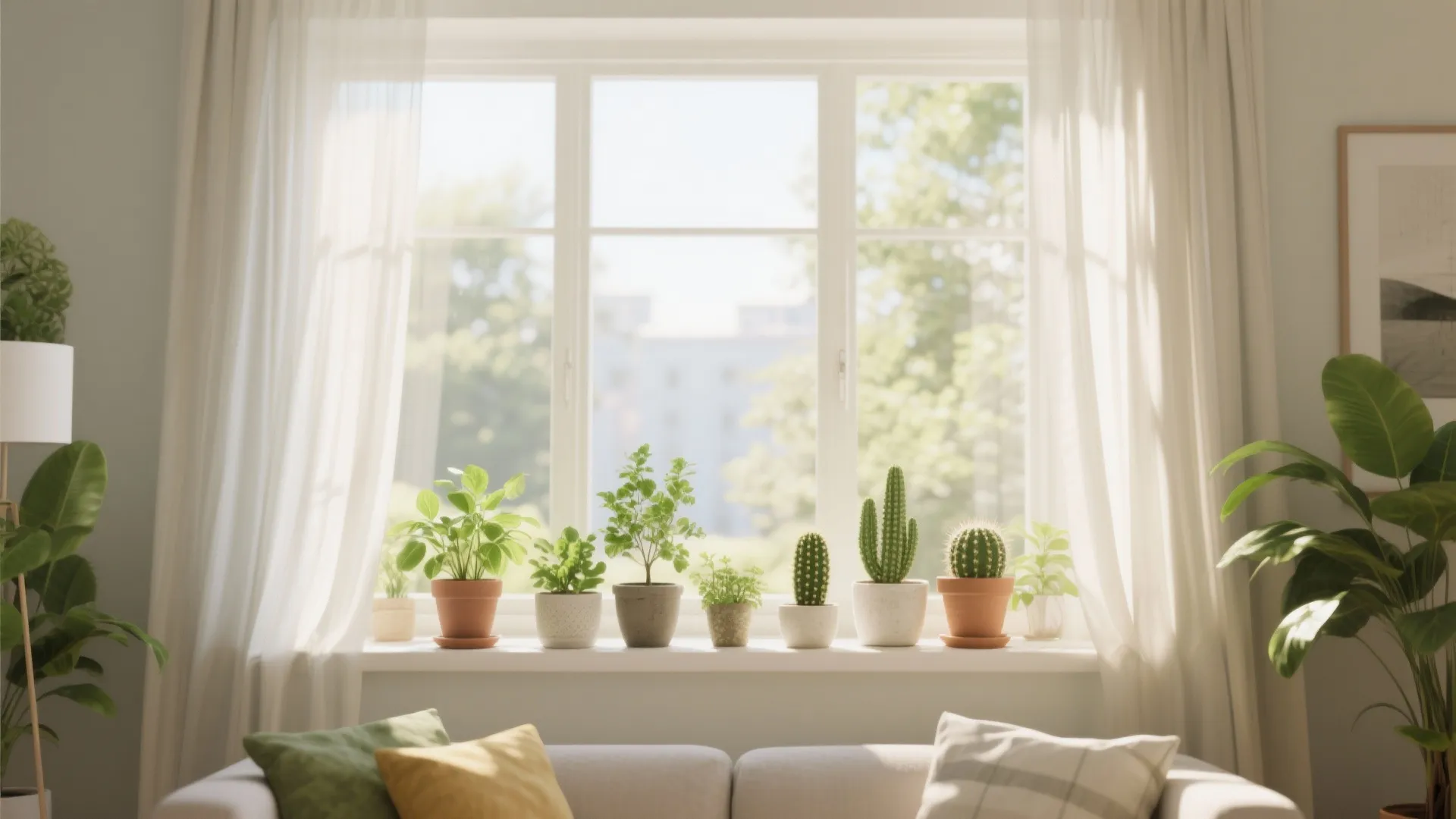 7. Window Sill Plant Row