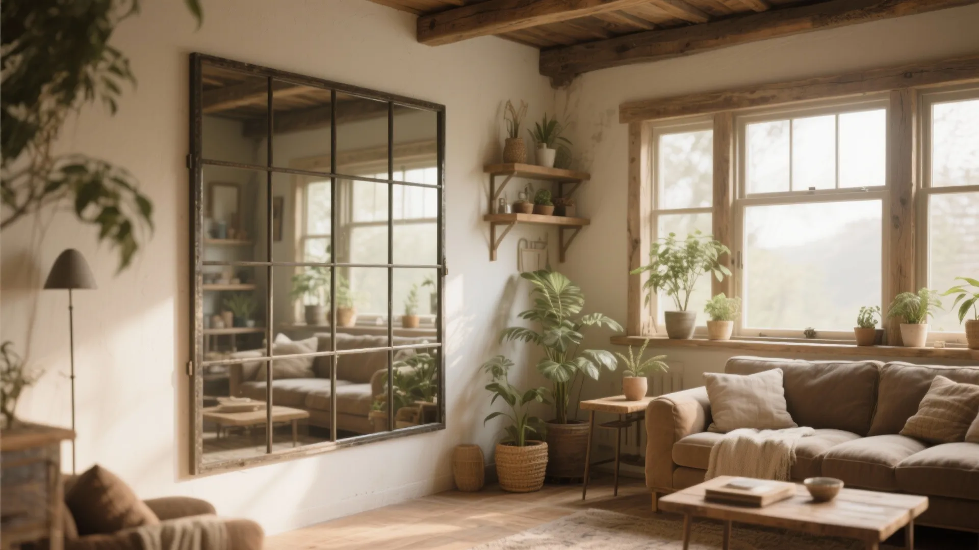 8. Window-Style Mirror