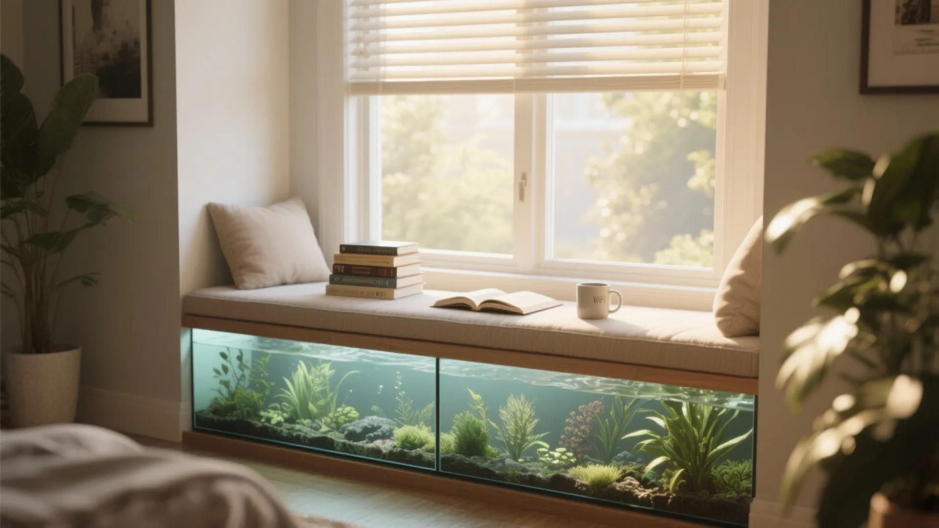 4. Window-side Low Tank Bench