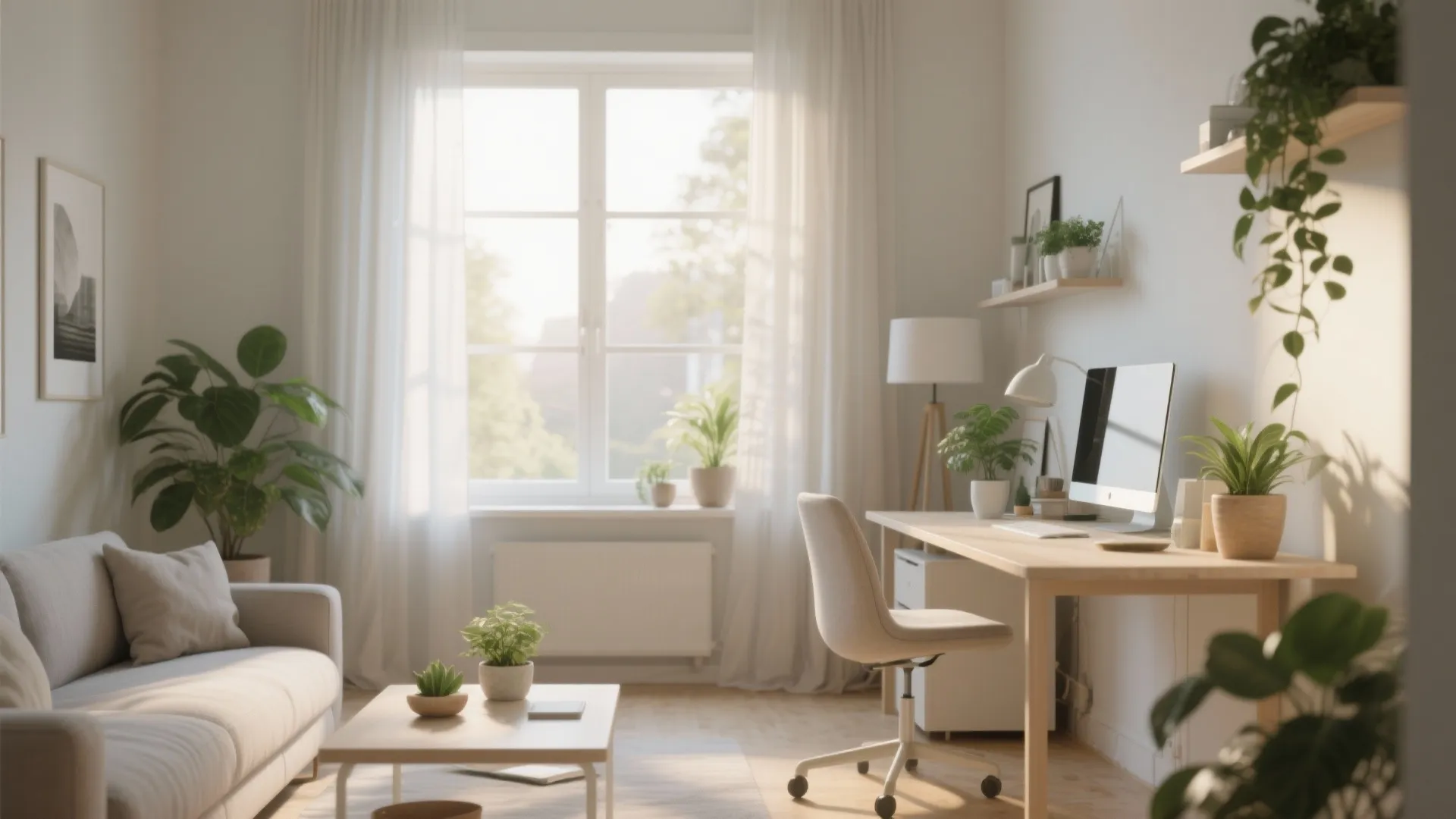 Window-Facing Writing Zone