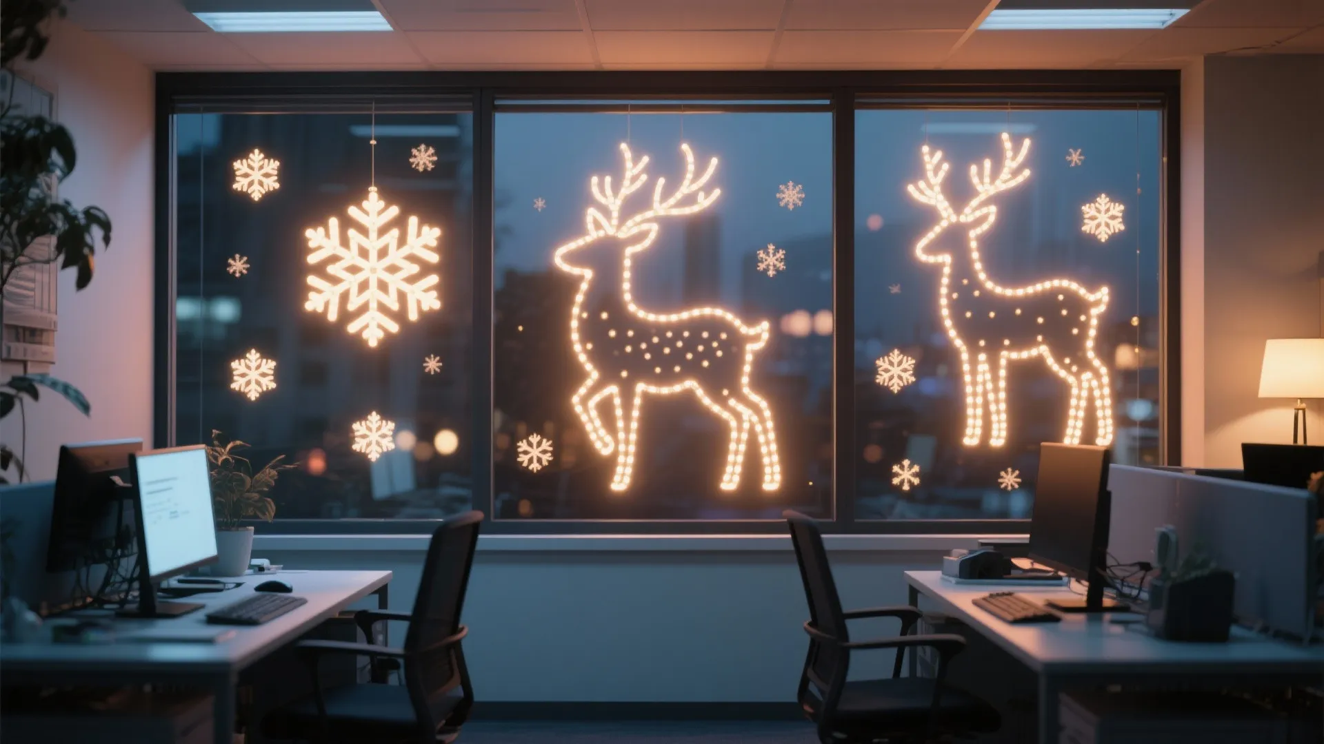 4. Window Silhouette Lighting