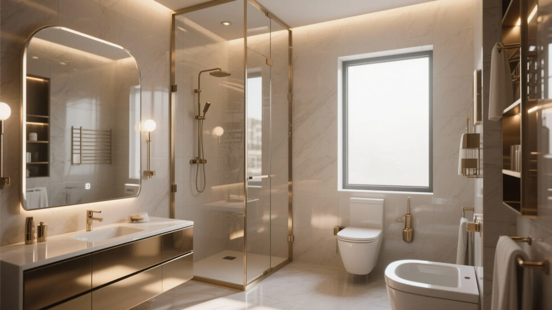 10 Clever Bathroom Ideas for Windowless Spaces: Design tricks I swear by for making a windowless bathroom feel bright and fresh