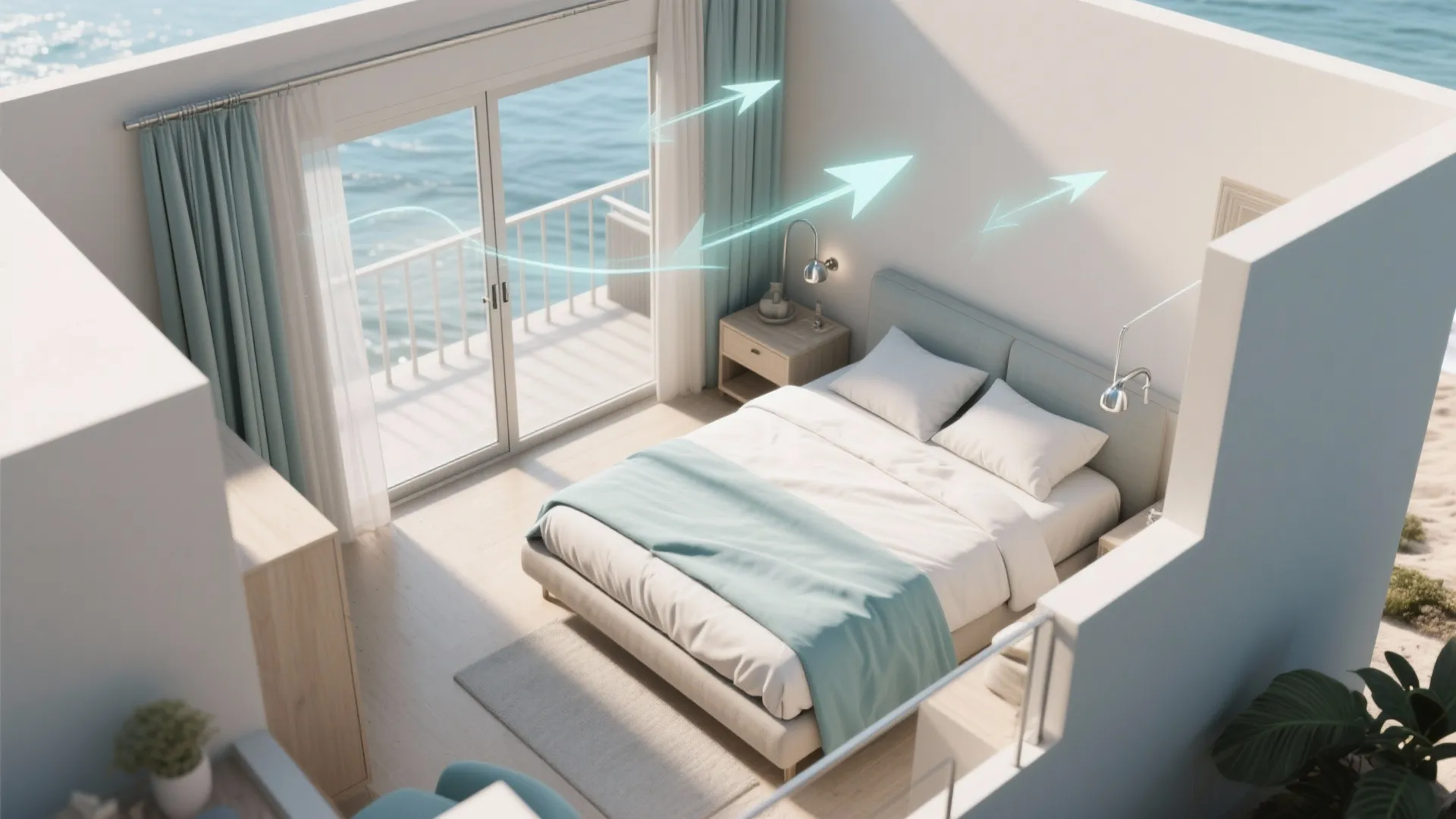 3) Windows, airflow and layout harmony