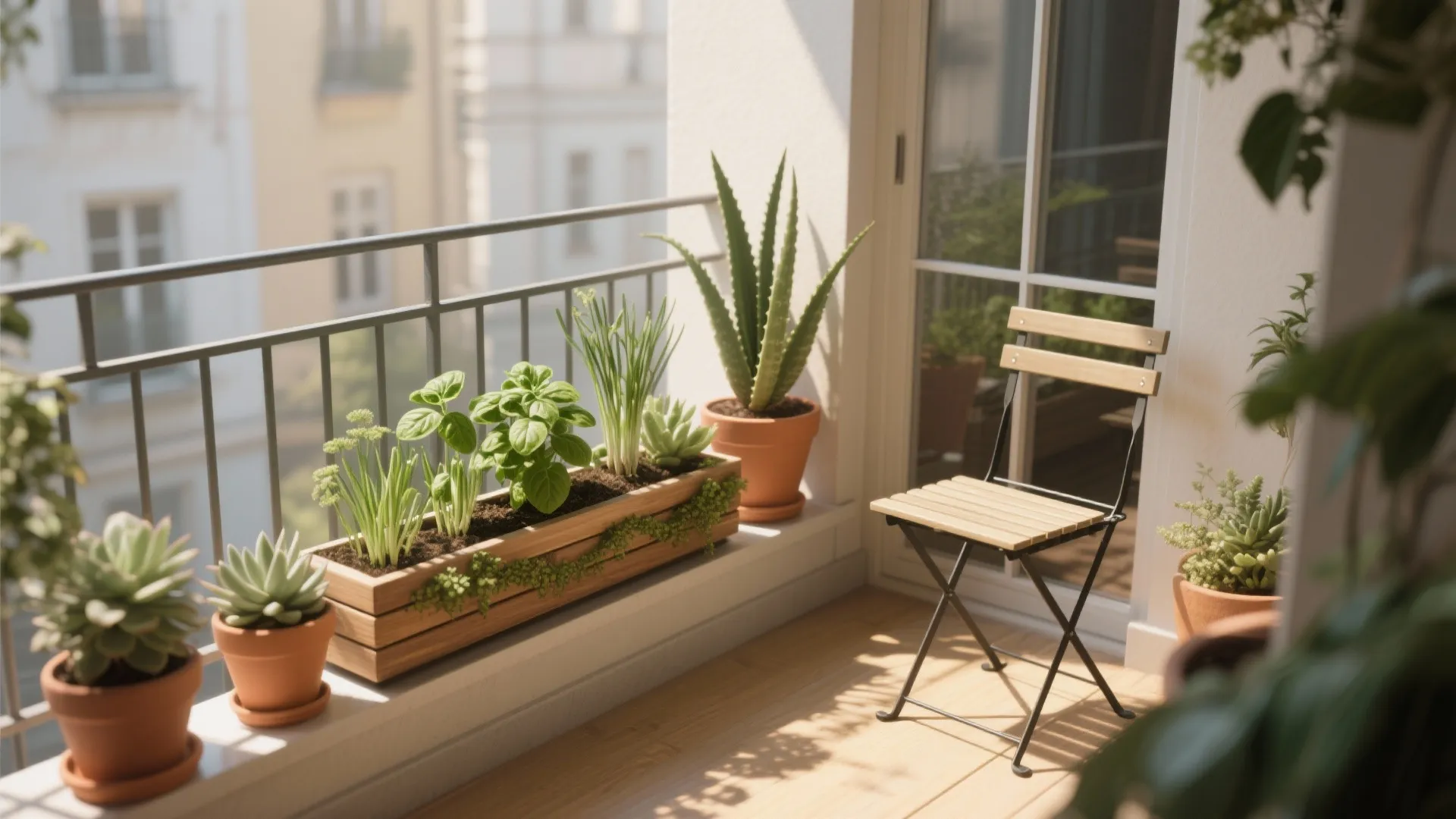 3. Windowsill gardens and micro-balconies