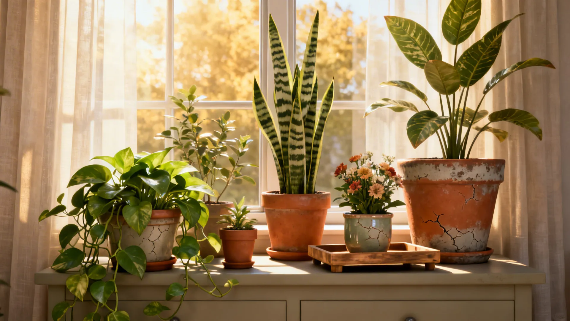 5. Groupings on a Windowsill or Console for Seasonal Rotation