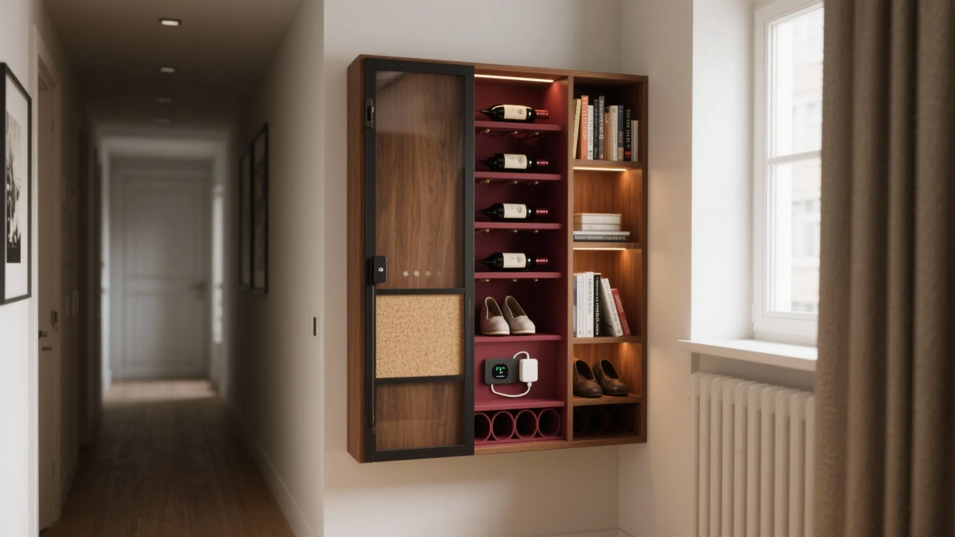 DIY Wine Cabinet: 5 Creative Ideas: Small-space wine cabinet projects, plans and tips from a senior designer