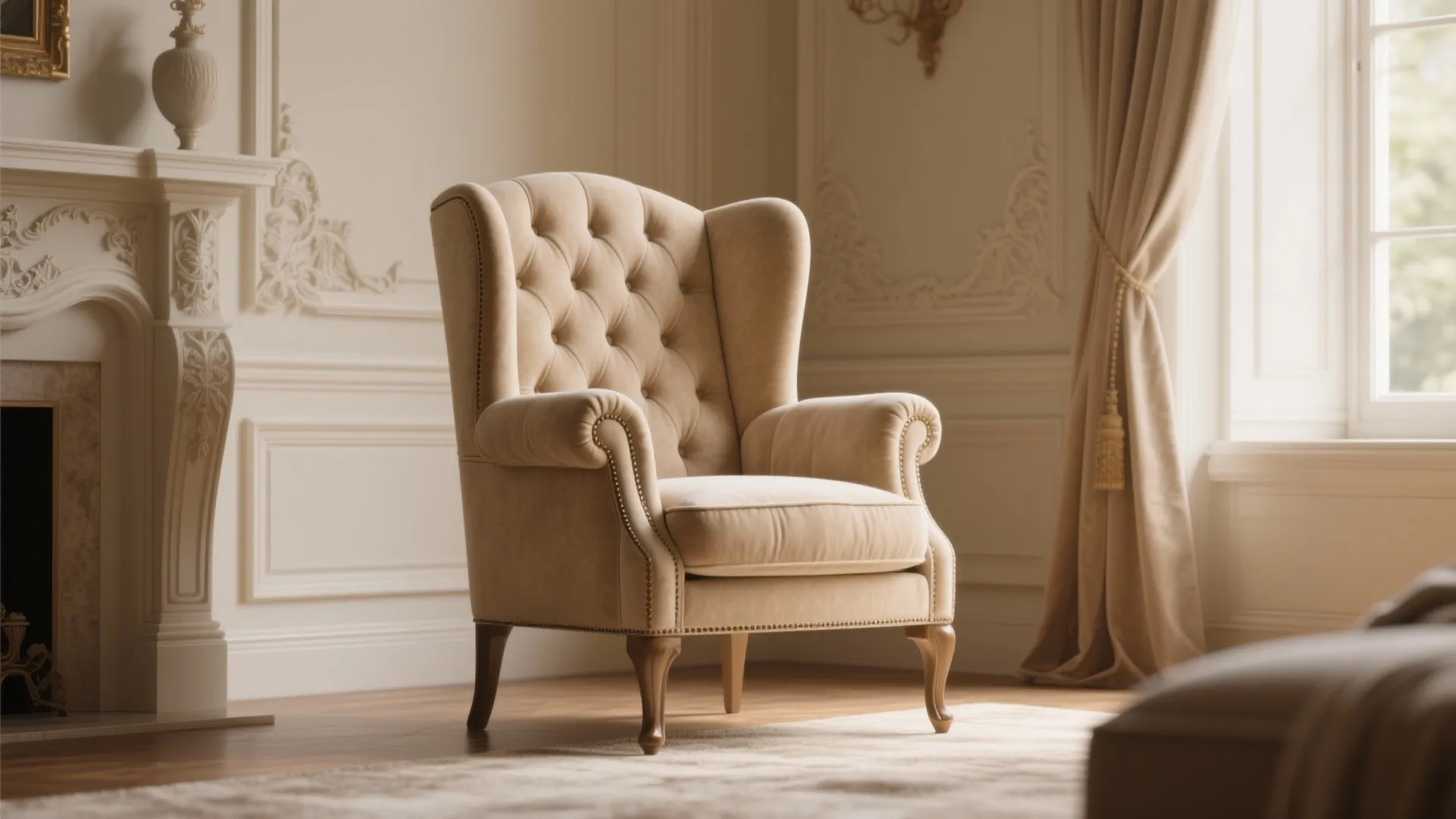 10. Wingback Statement Chairs
