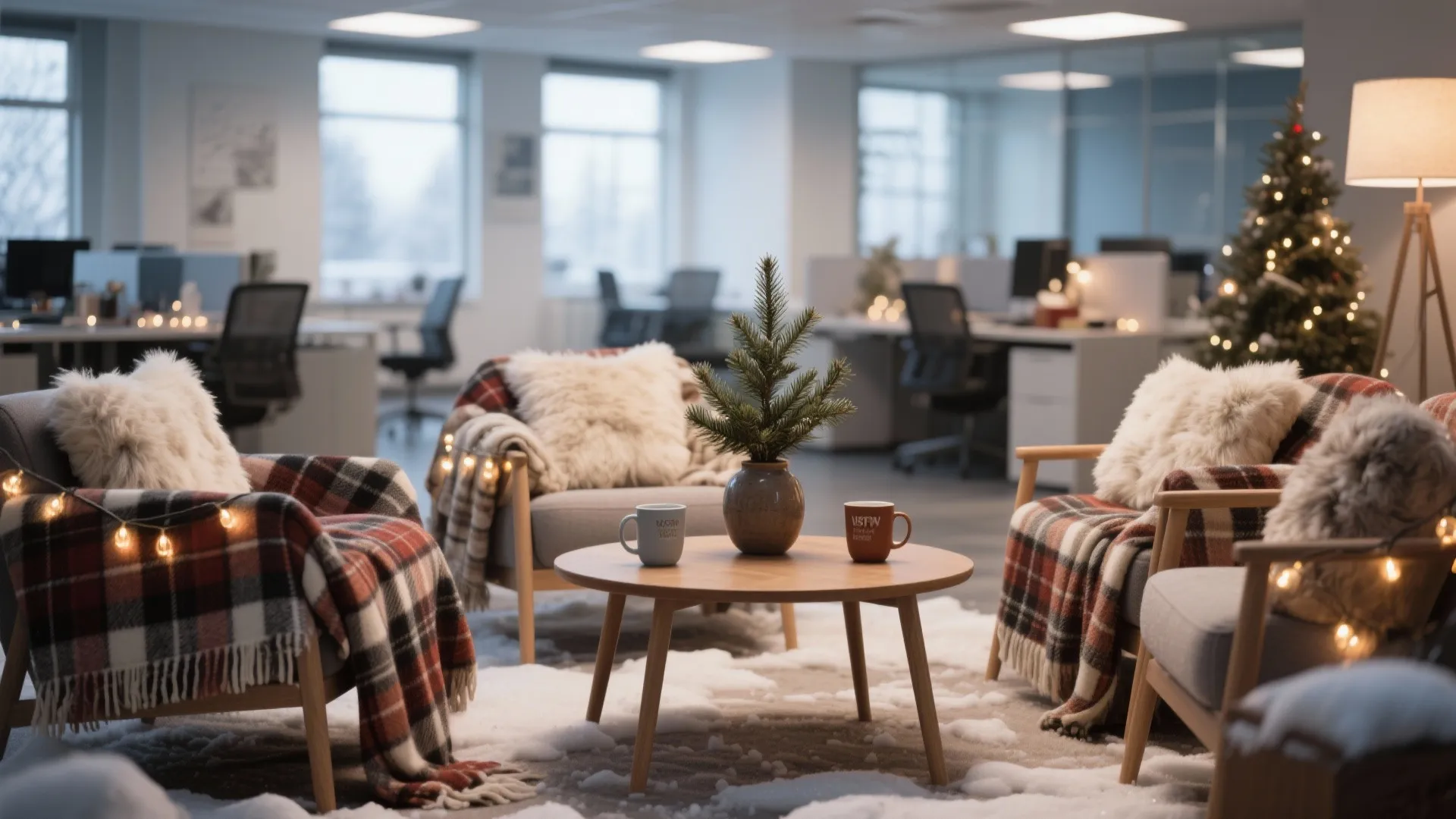 1. Cozy Winter Lounge