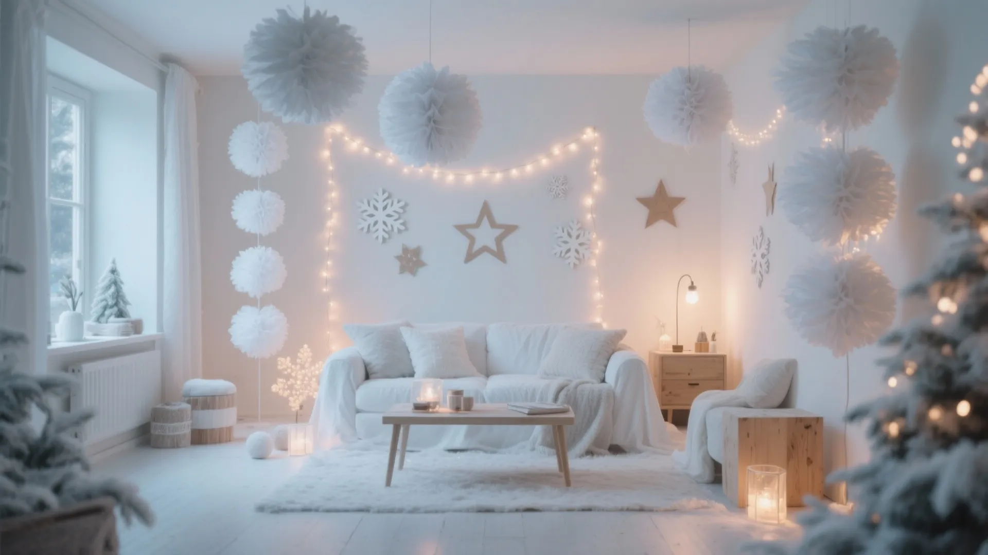 One-derland Whites & Twinkle Lights