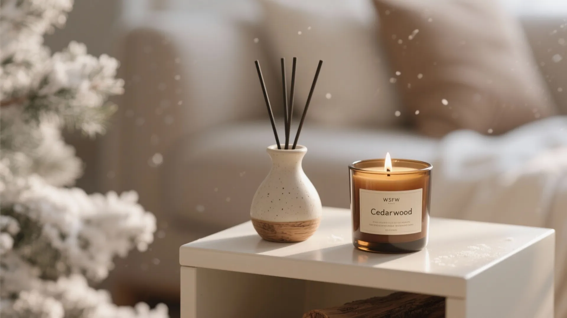 4. Scent Layering with Candles or Diffusers
