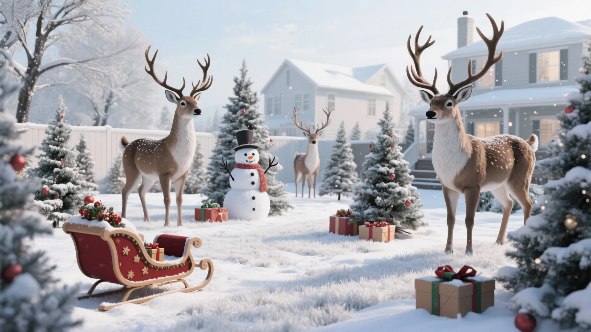 3. Create a Winter Wildlife Scene