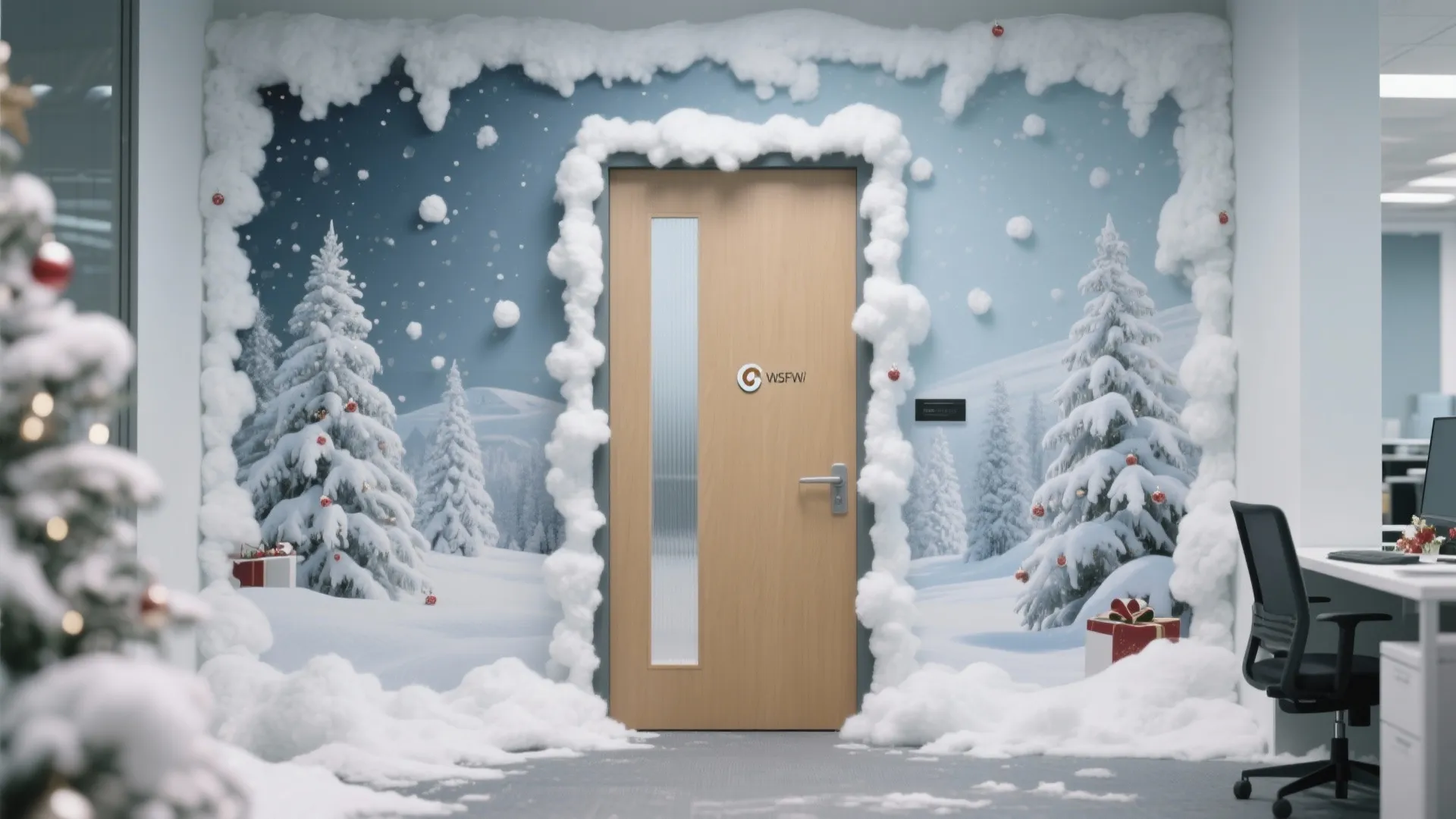 1. Winter Wonderland Scene