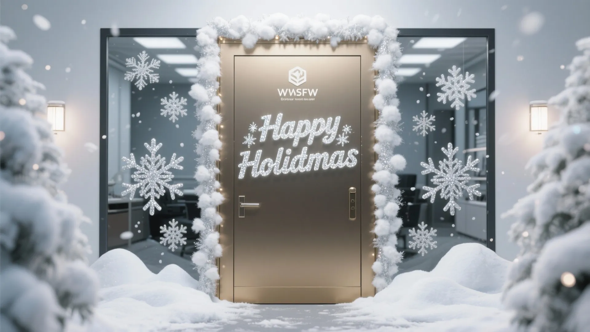 3. Office Winter Wonderland