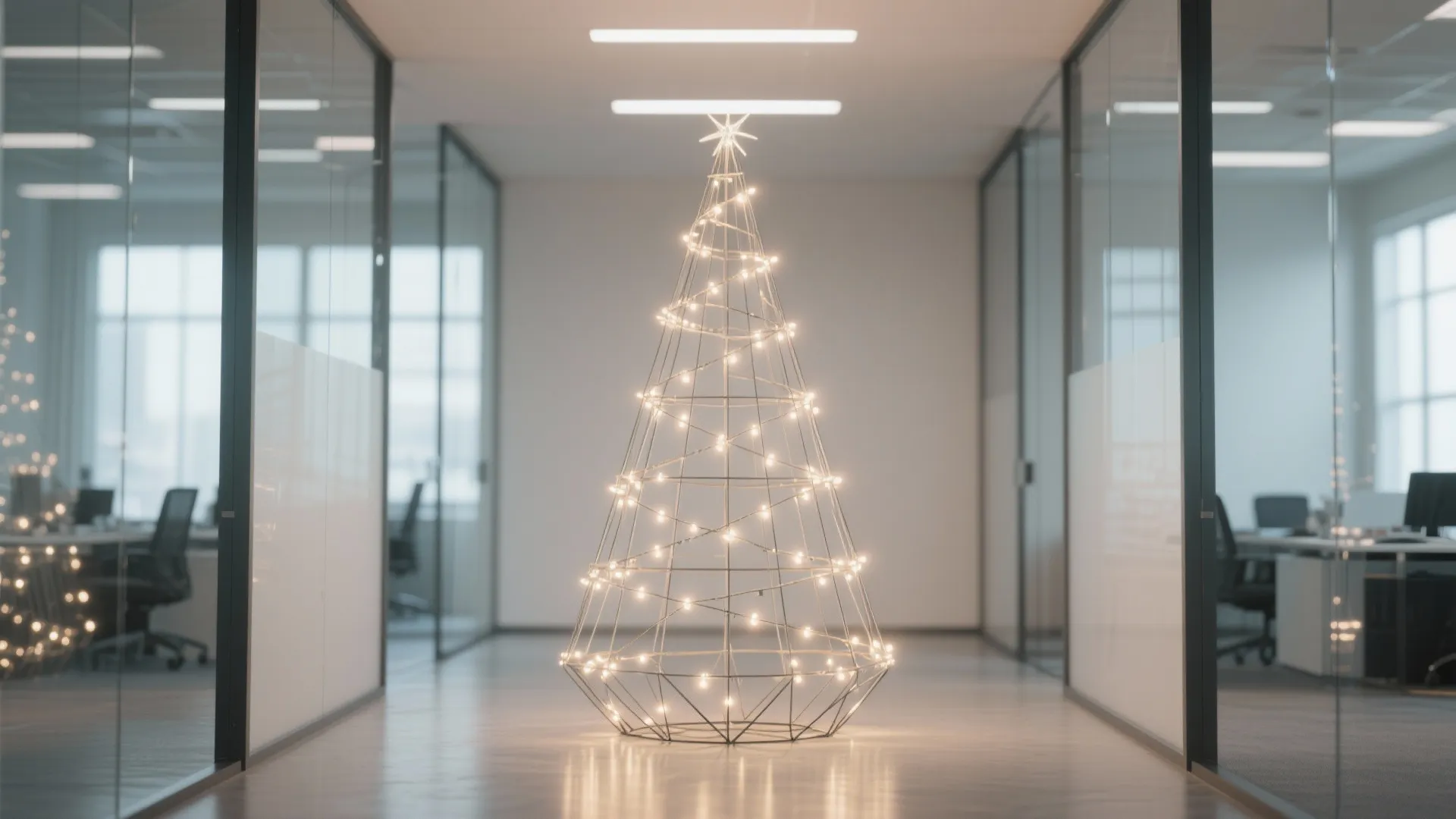 3. Minimalist Wire Frame Tree