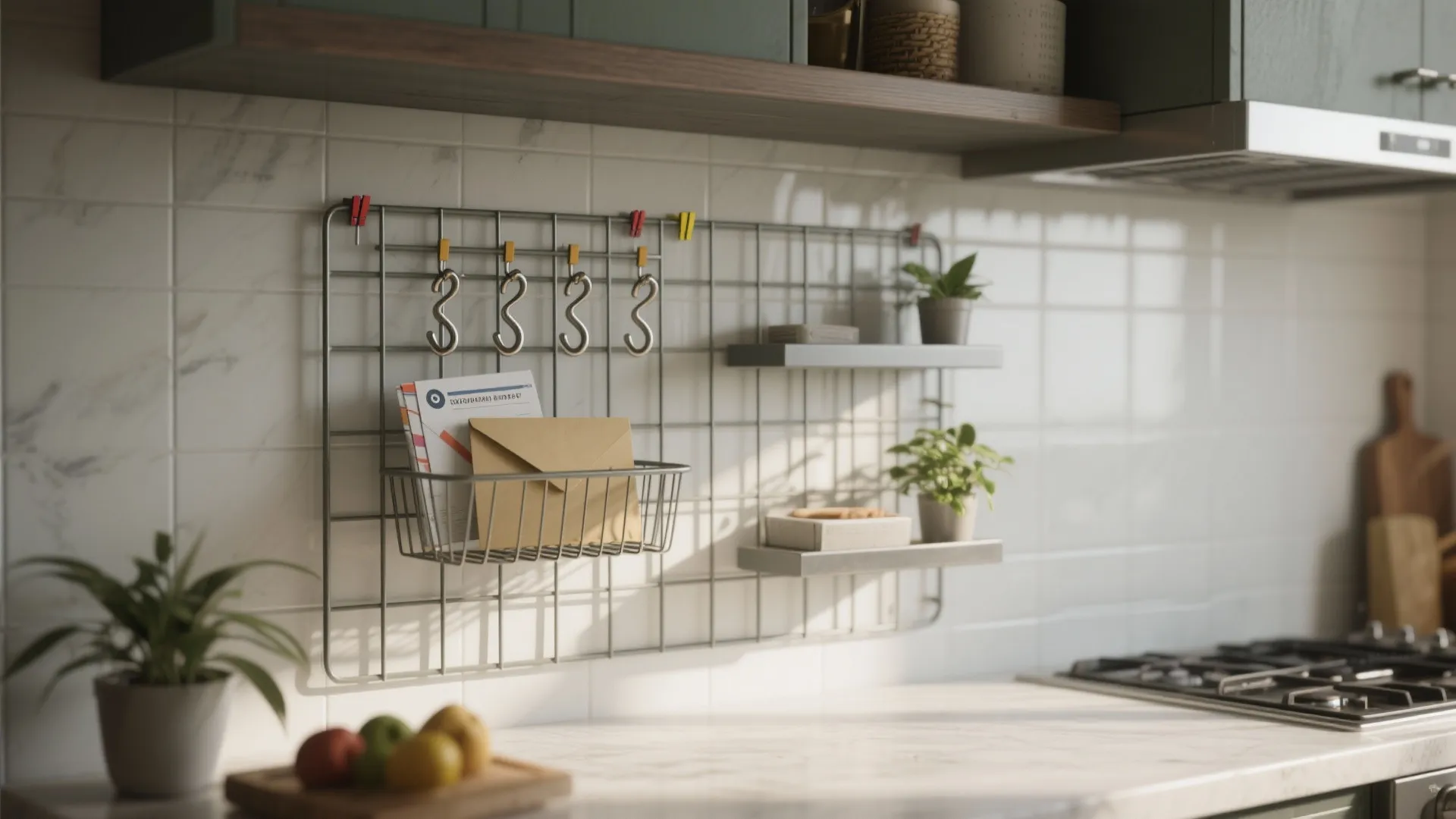 4. Wire Grid with S-hooks