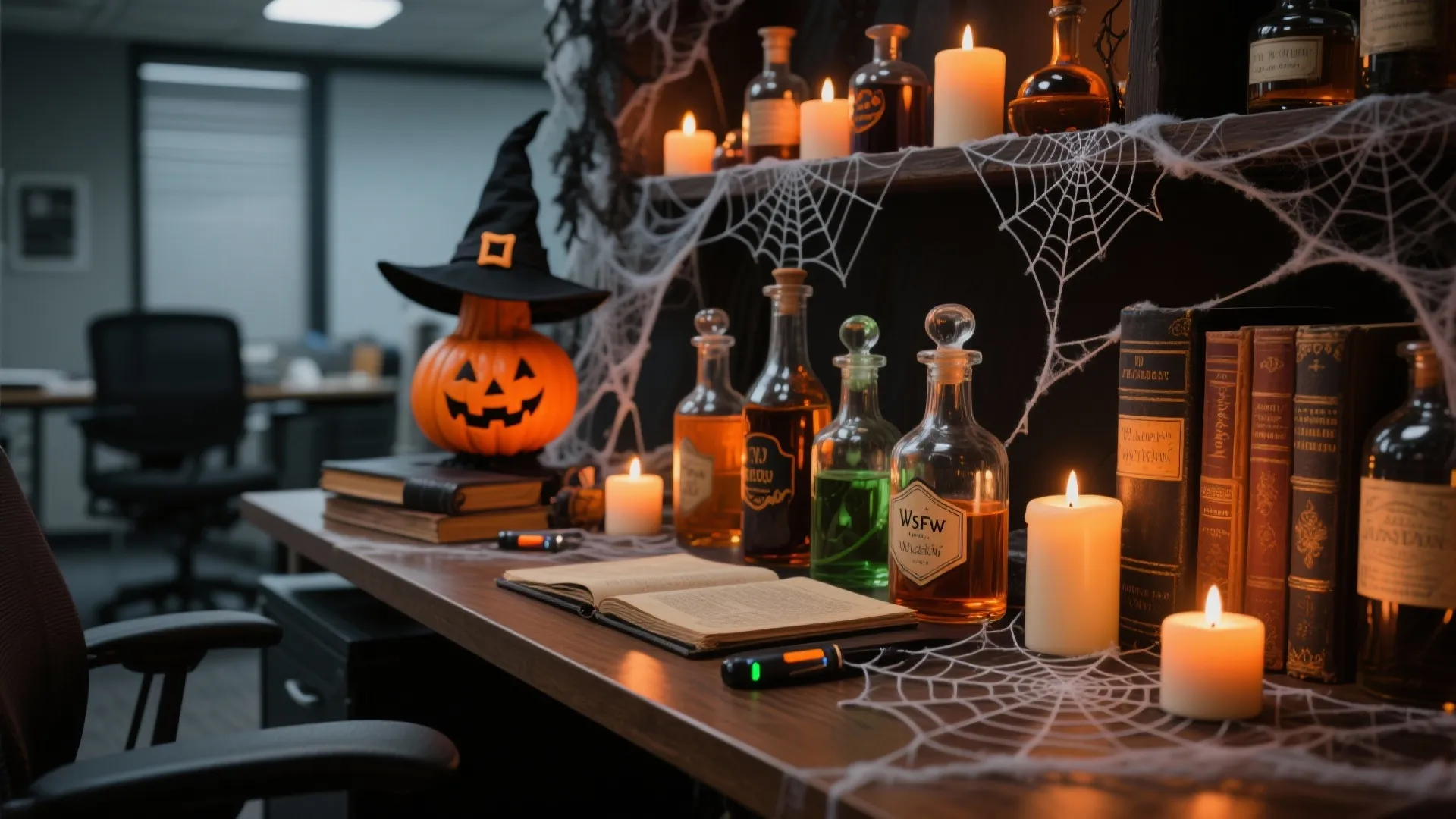 1. Themed Desk Corners