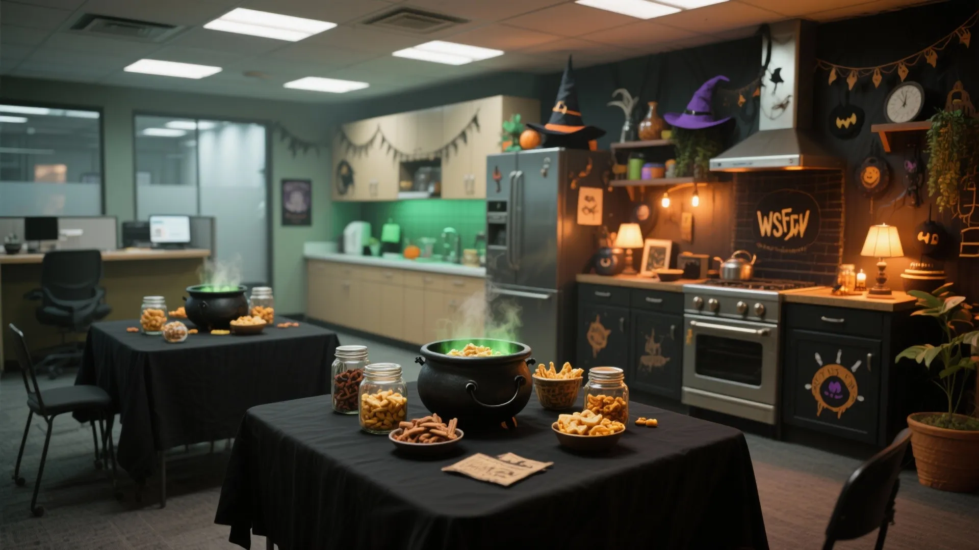 4. Themed Break Room