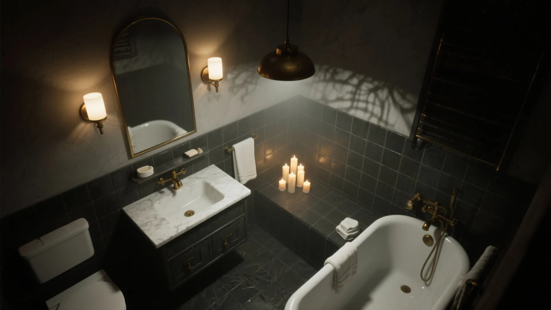 1) Layered Shadows: Candles, Sconces, and Dimmers