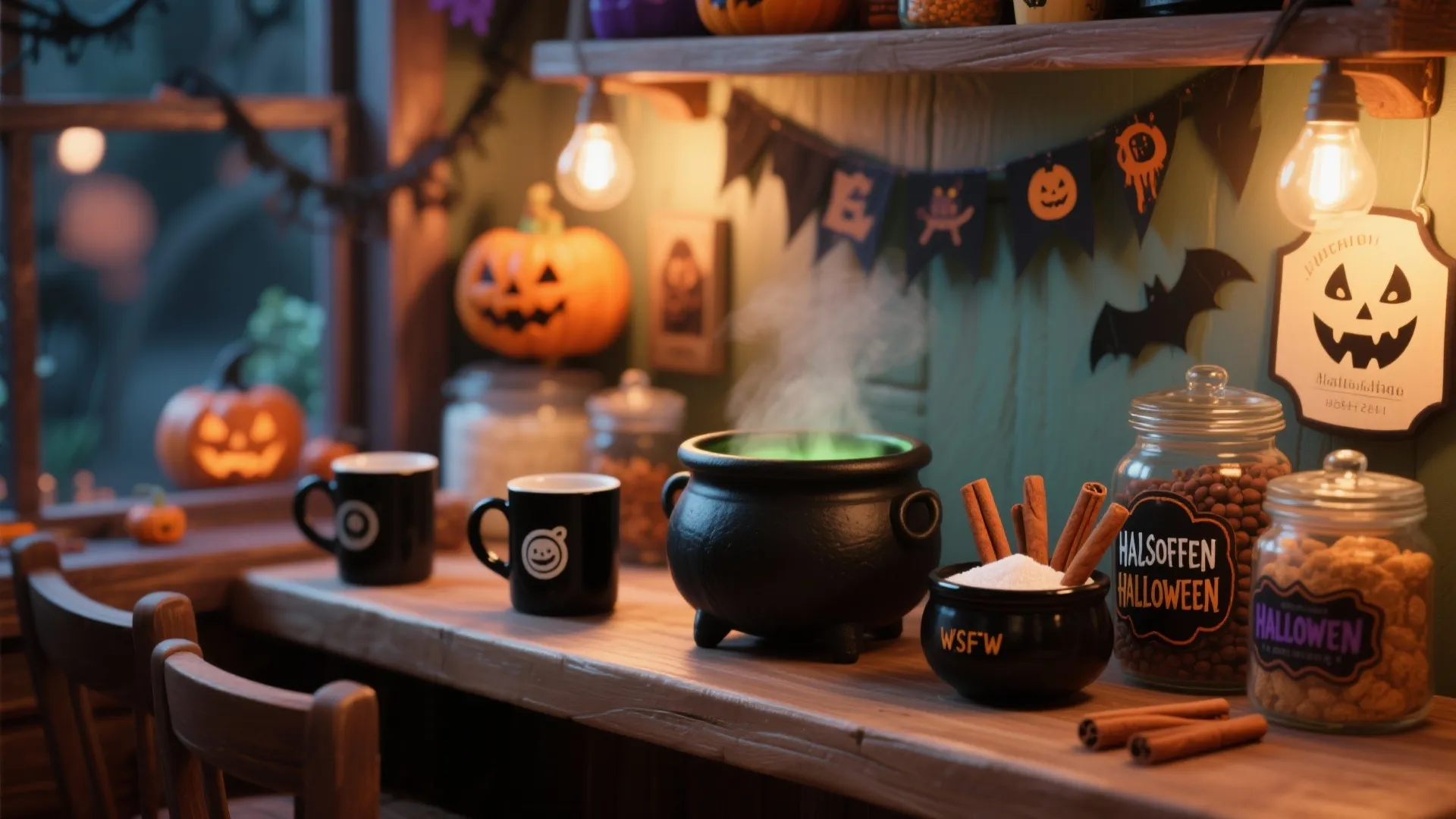 5. Witchy Coffee Station