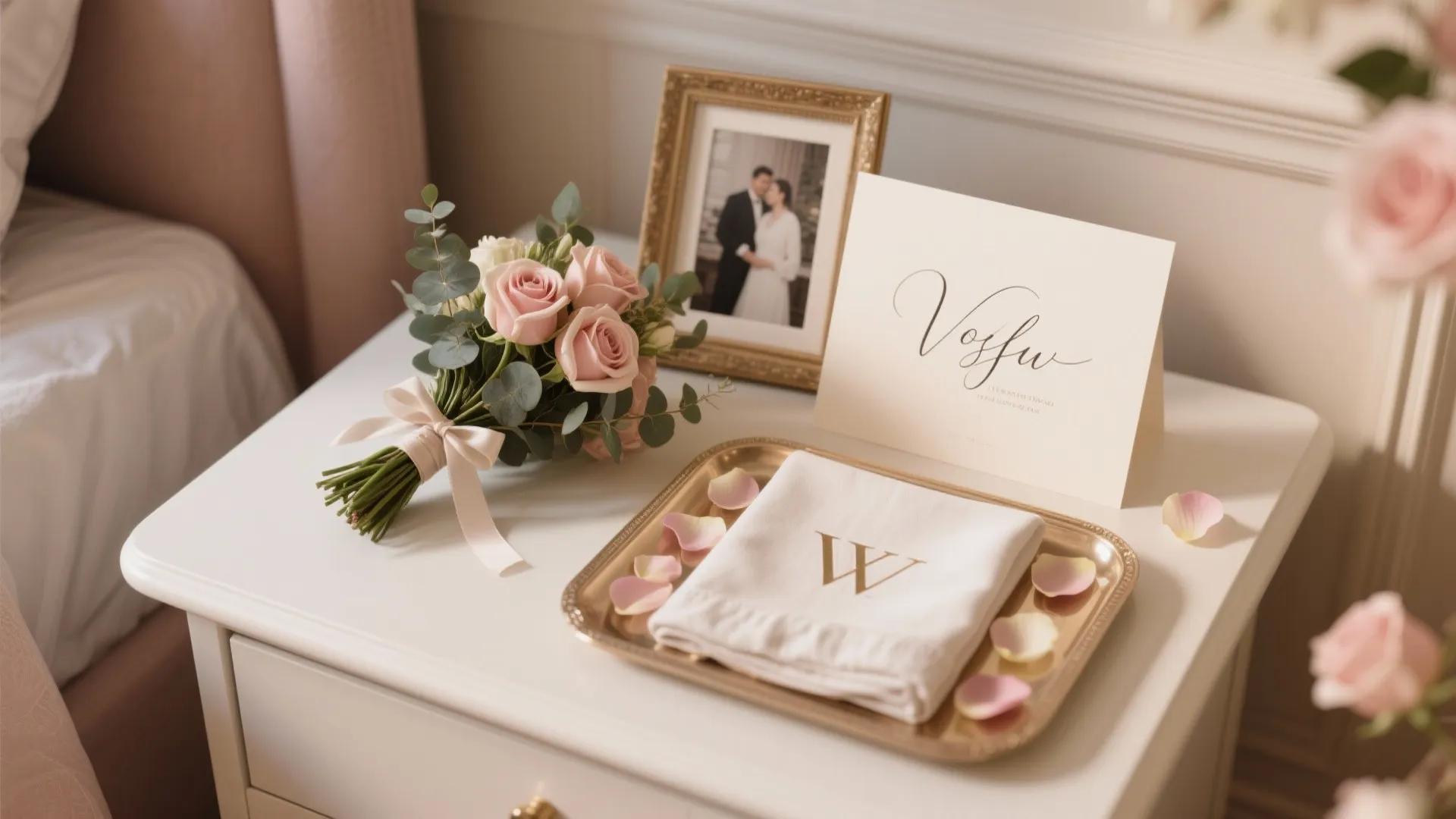 Personal touches and florals: make it unmistakably yours