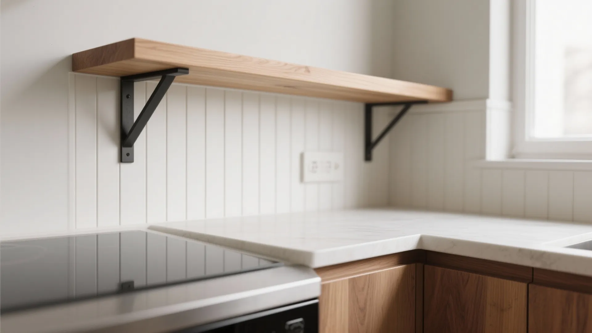 Warm Up With Wood Accents (Without Shrinking the Room)