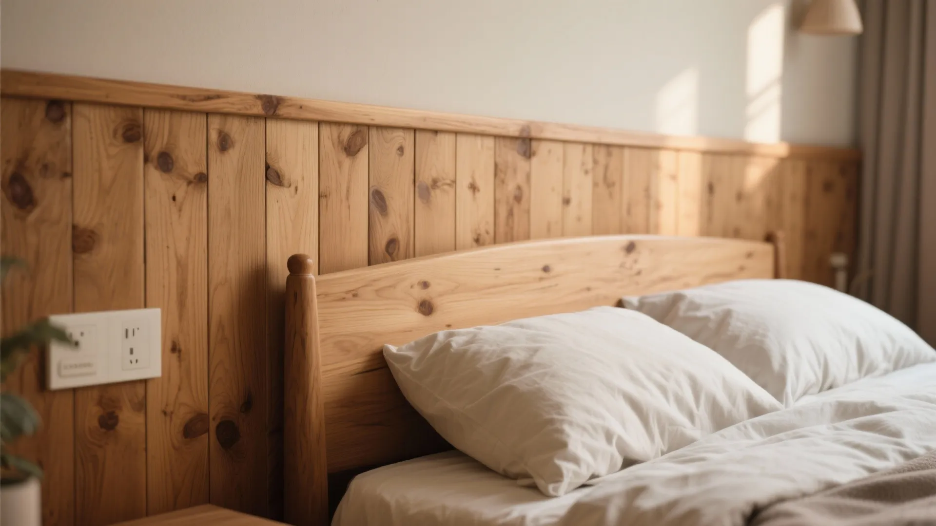 Wood accents for warmth