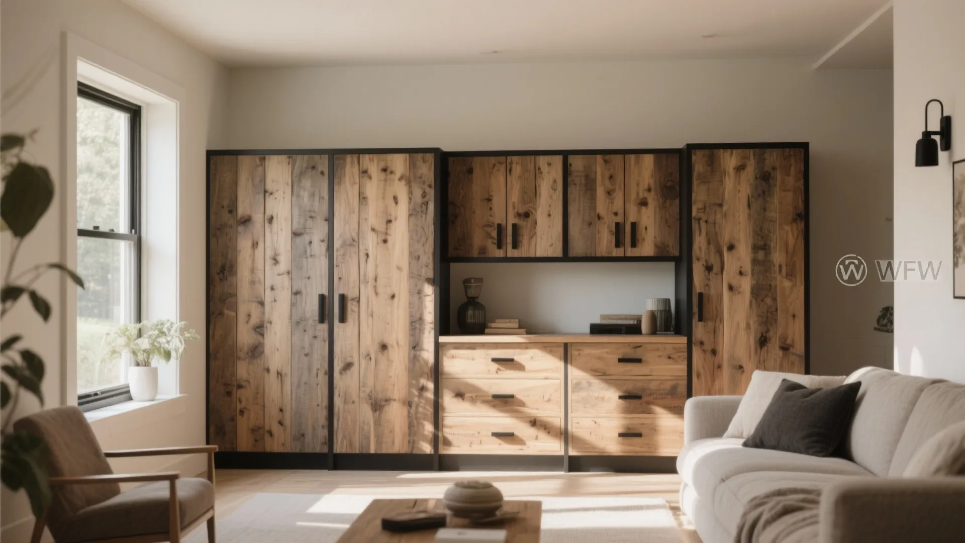 Wood Accents for Warmth