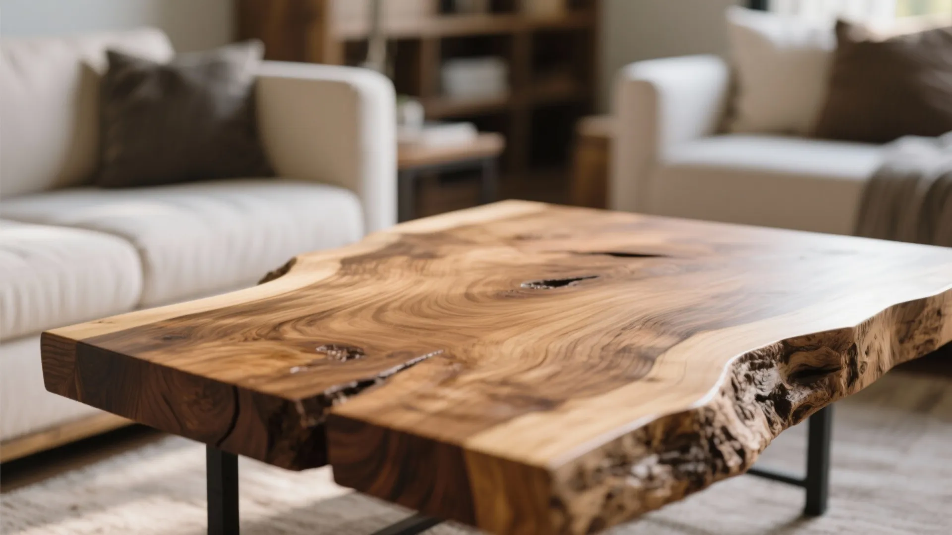 5. Natural Wood Accents