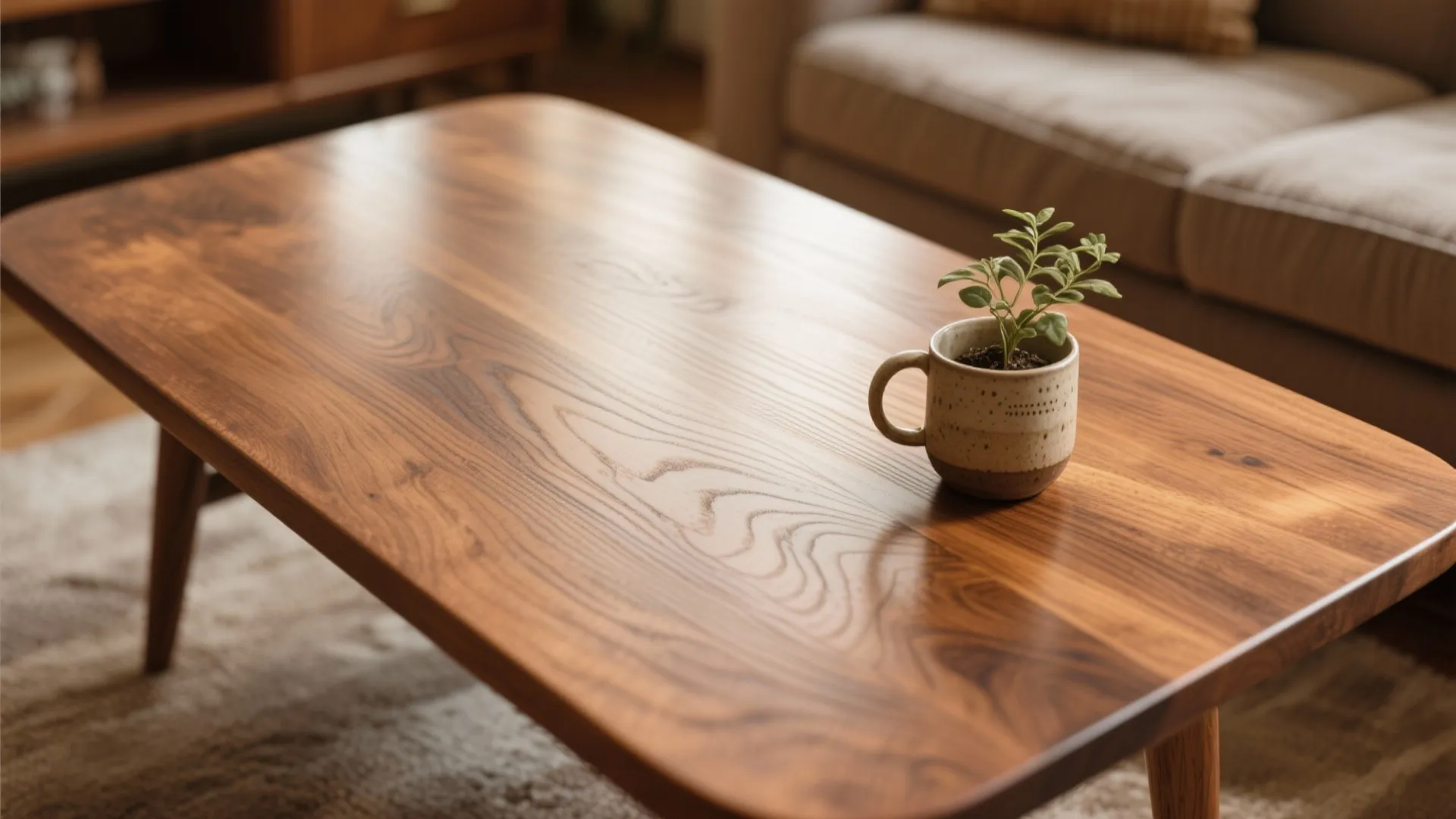 Wood accents for warmth