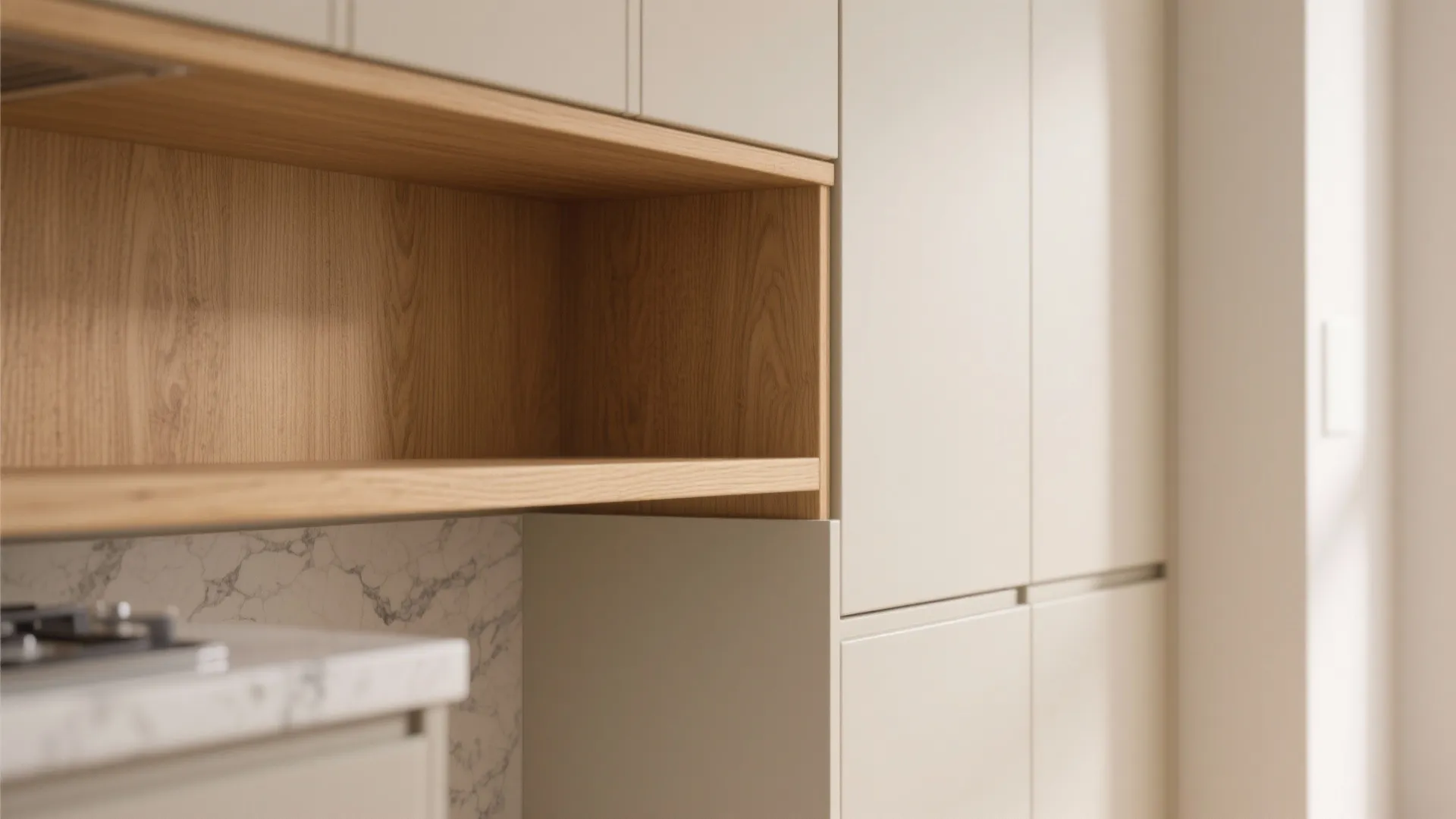 Warm Wood Accents, Not Full Wood