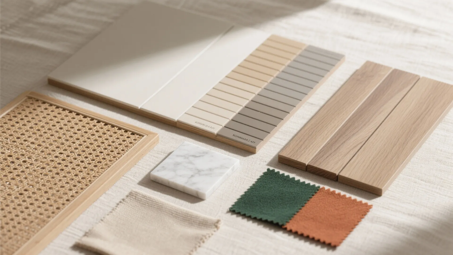 3) Material Palette that Breathes: Light Tones, Wood, and One Bold Accent