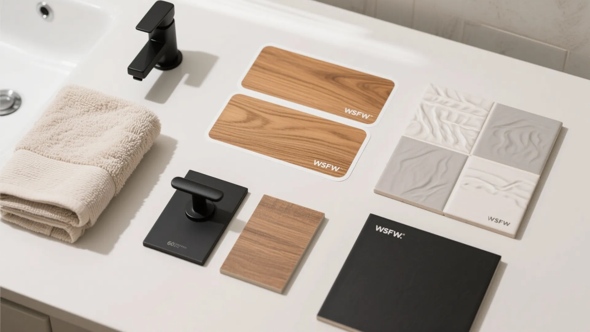 Warm Wood Tone Accents (Yes, in Bathrooms)
