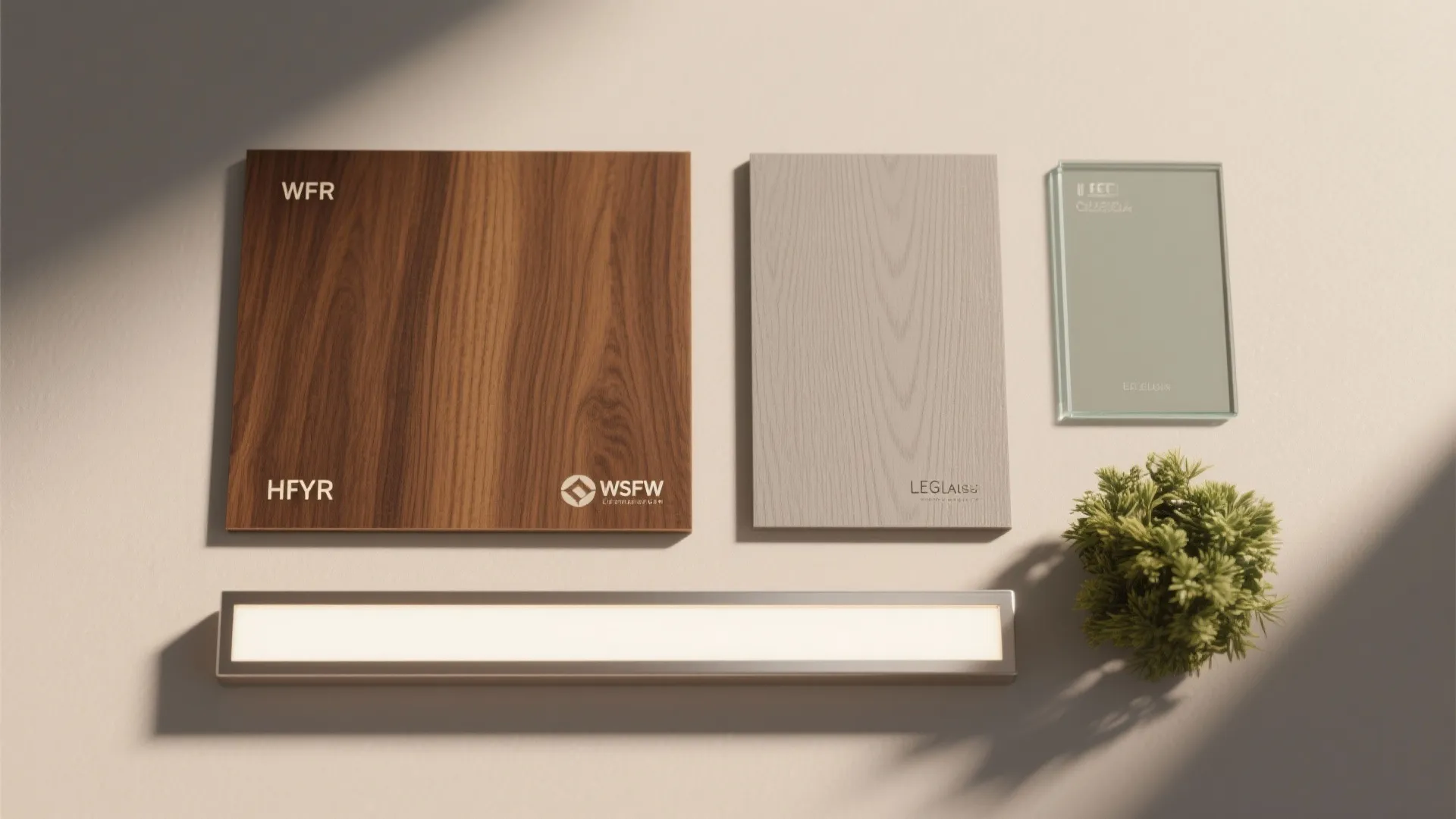 Warm Wood Accents Without Overpowering Space