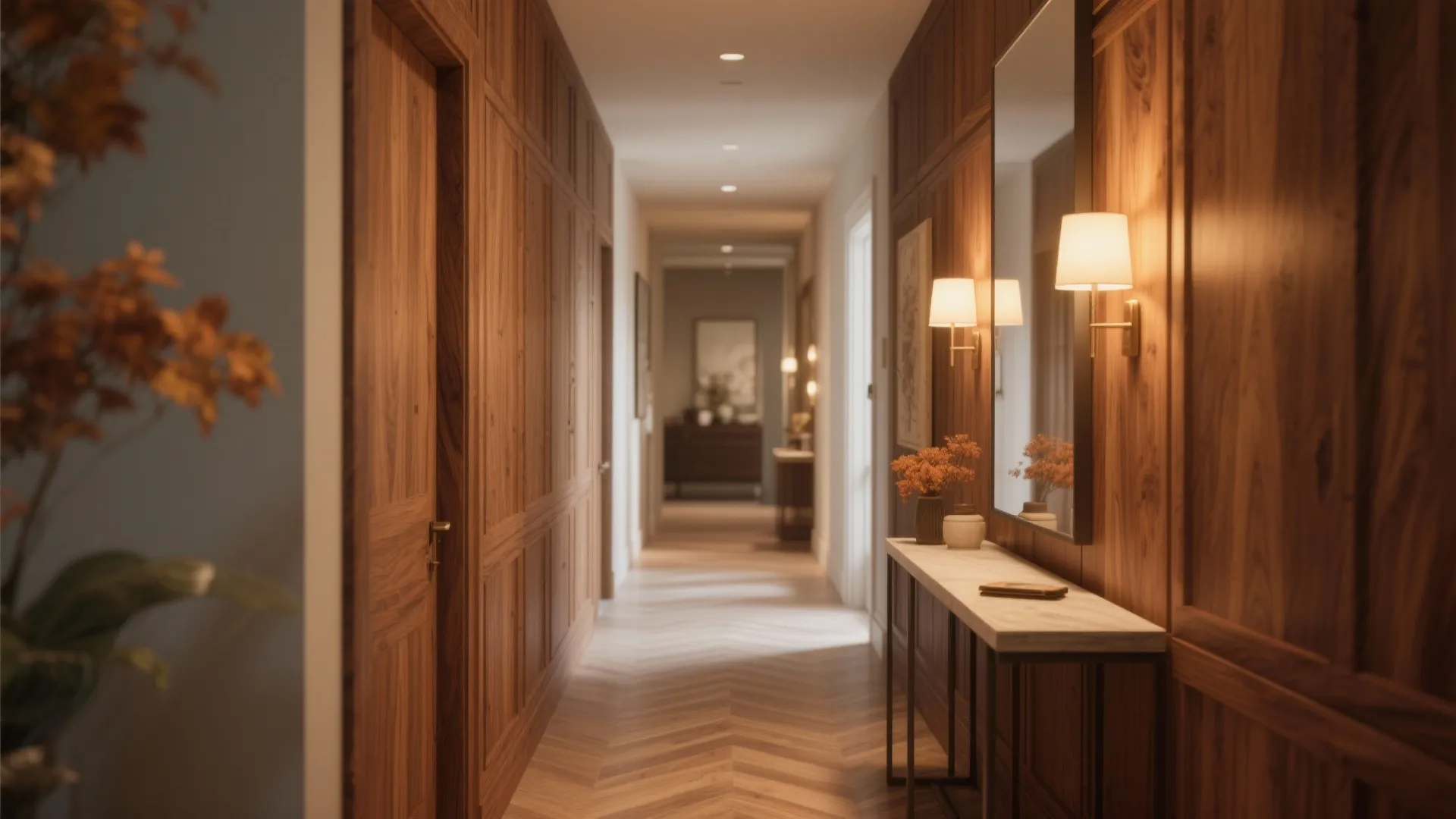 Wood Accents for Warmth