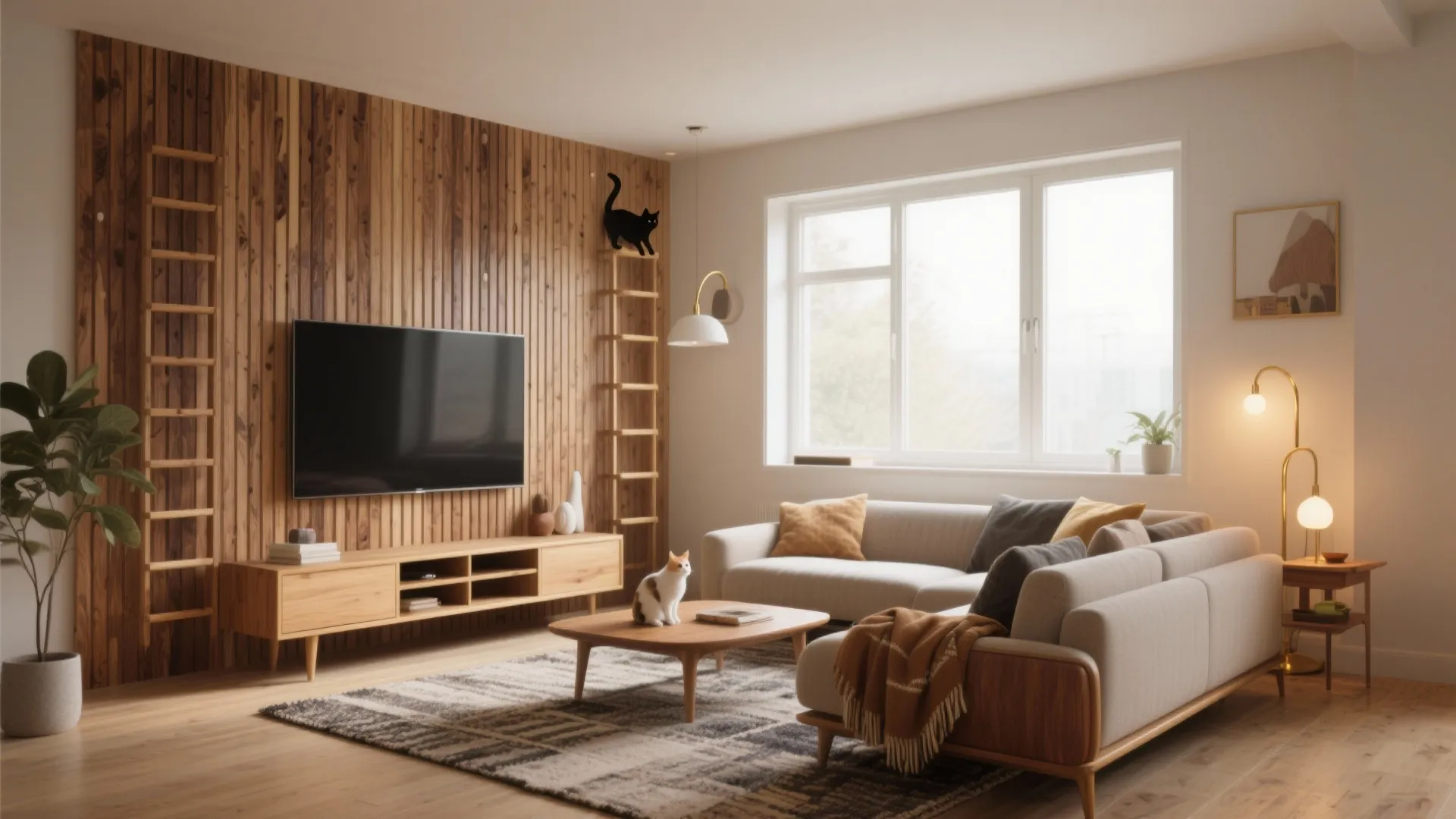 Wood Accent Wall Ideas for Living Room — 5 Inspo: Warm, textured wood accent wall ideas I’ve used in small living rooms to add depth, personality, and budget-friendly style.