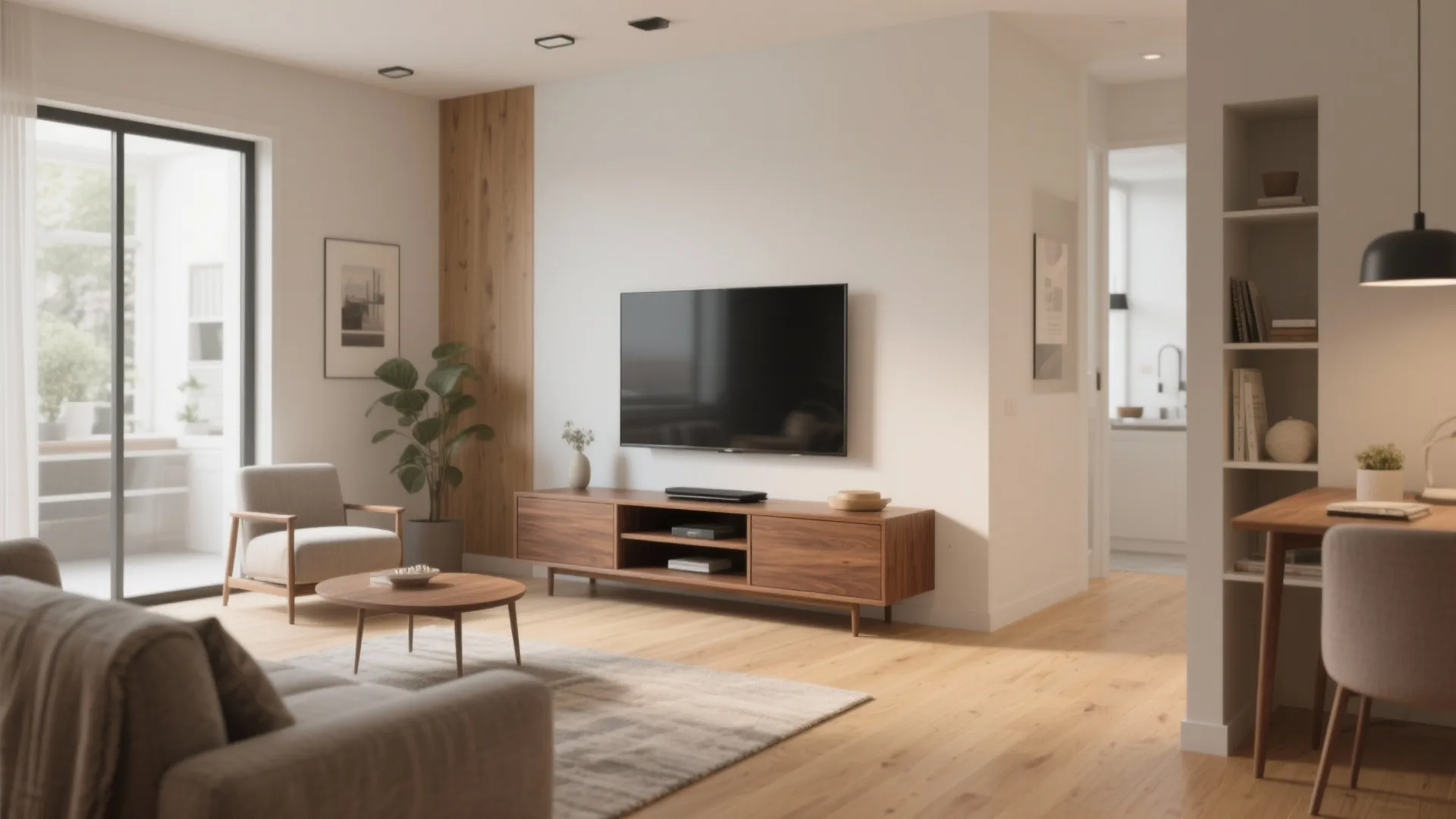 Warmth with Wood Accents