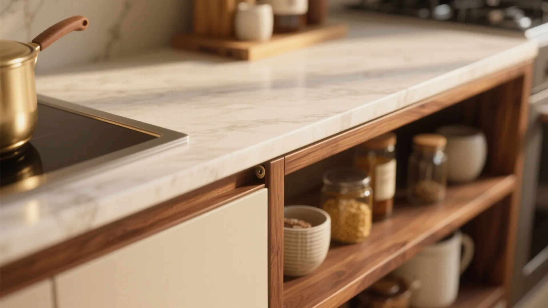 Warm Wood Accents for Human-Scale Comfort