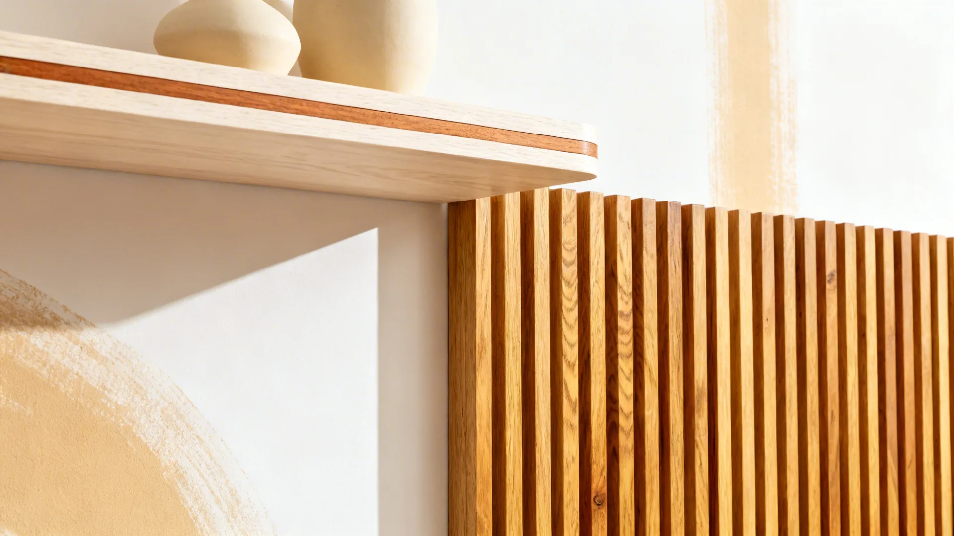 Wood Accents to Warm the White Box